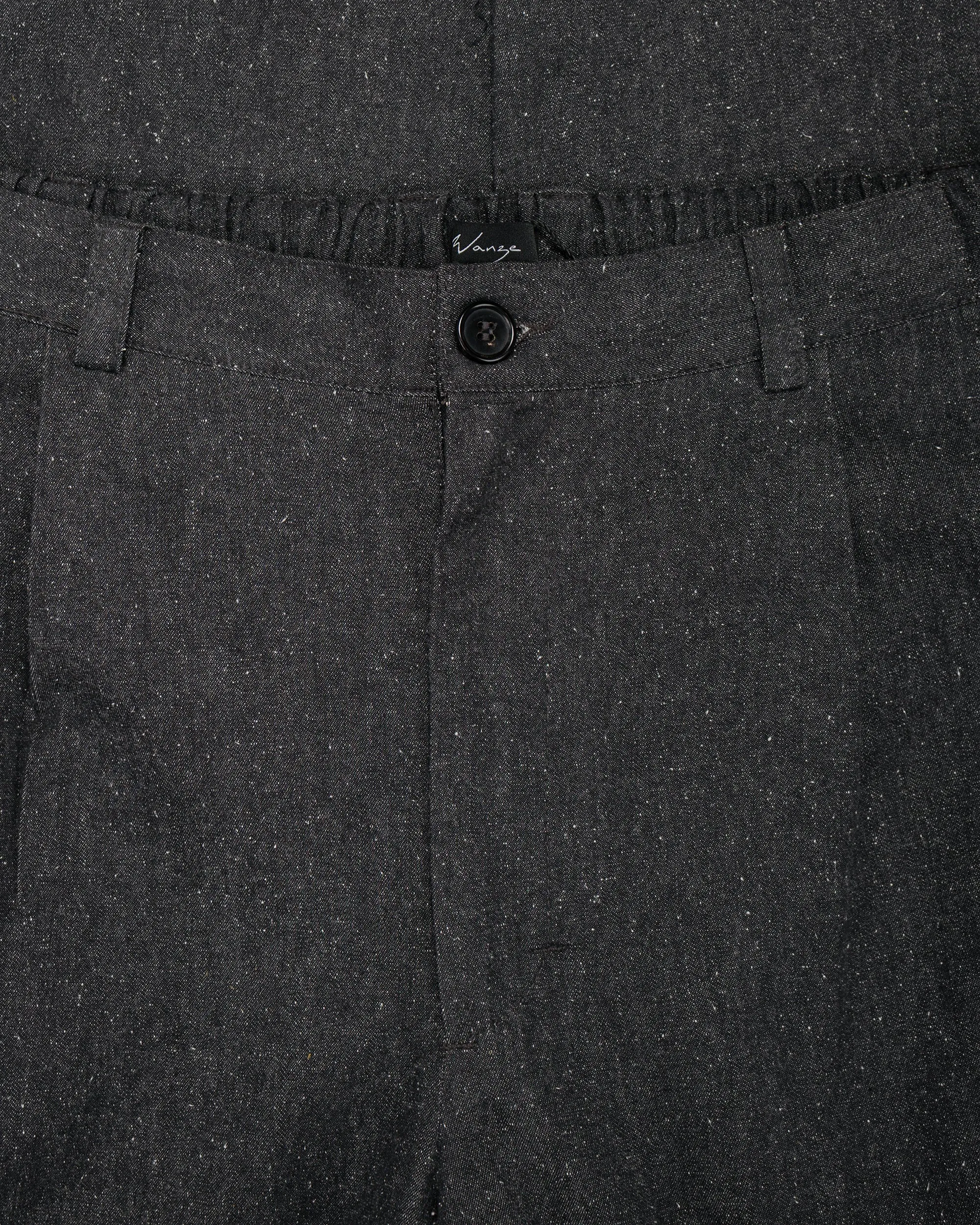 Wanze Easy Trouser Cotton Silk Chambray Black sold by Lost & Found product image thumbnail 5