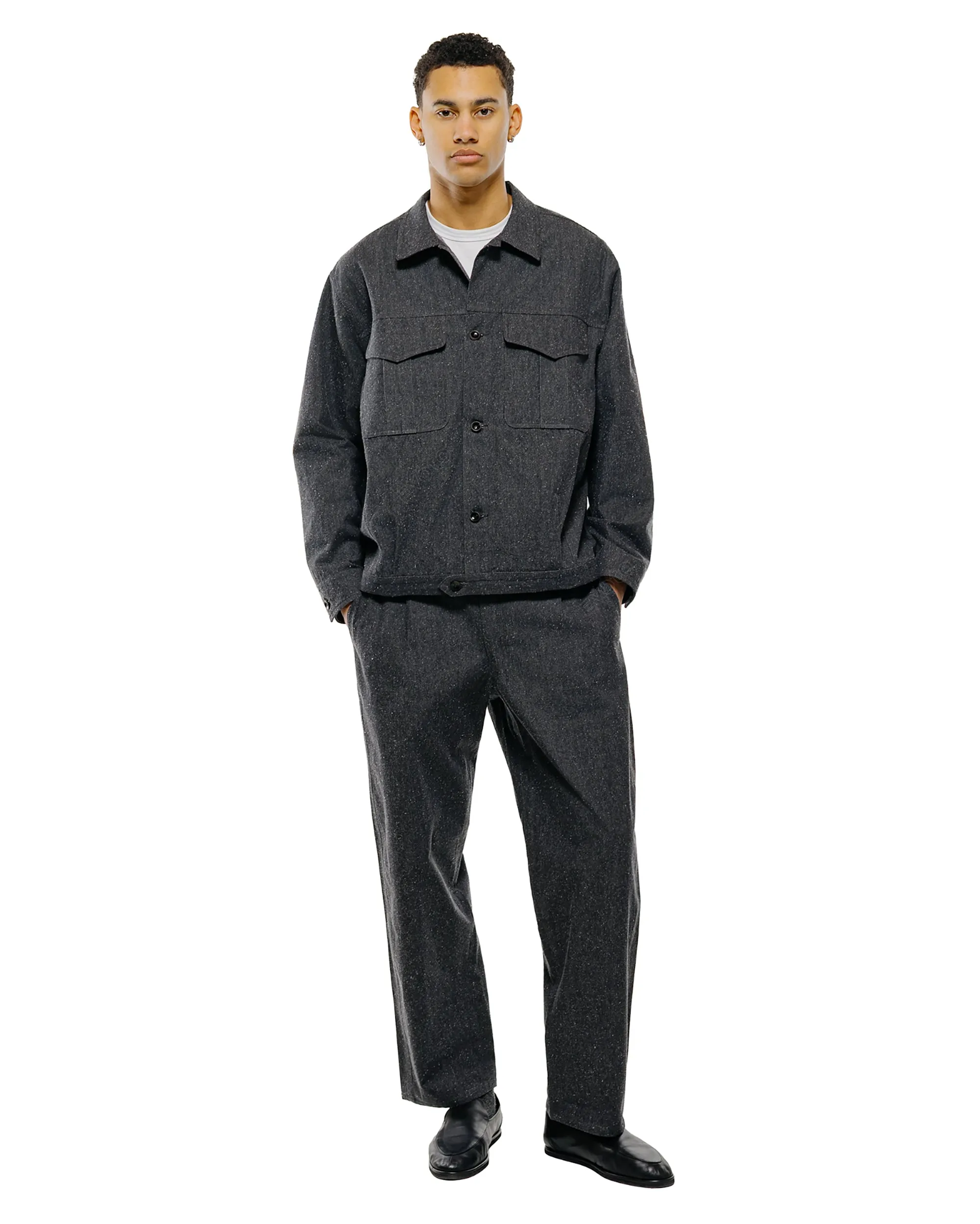 Wanze Easy Trouser Cotton Silk Chambray Black sold by Lost & Found product image thumbnail 4