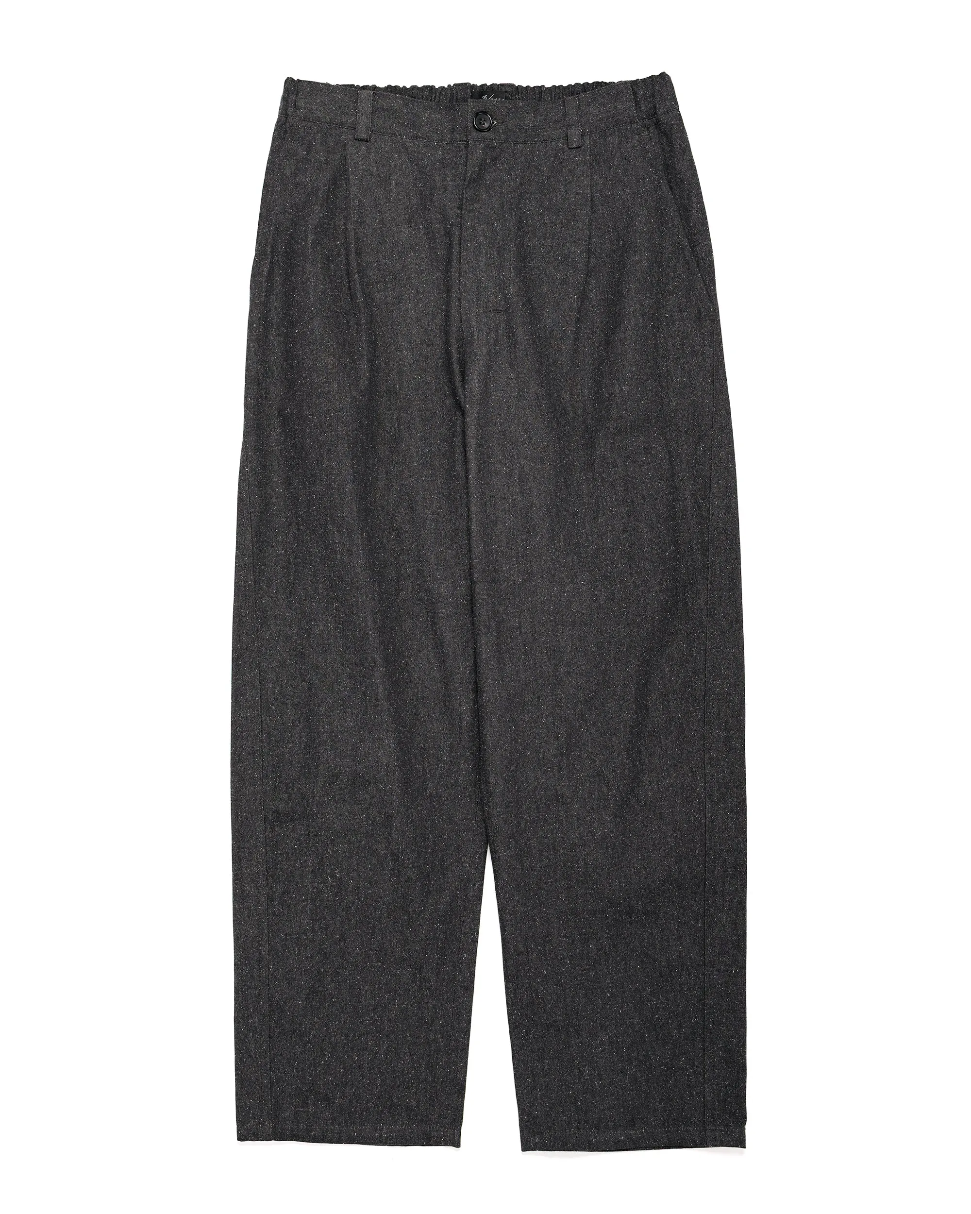 Wanze Easy Trouser Cotton Silk Chambray Black sold by Lost & Found
