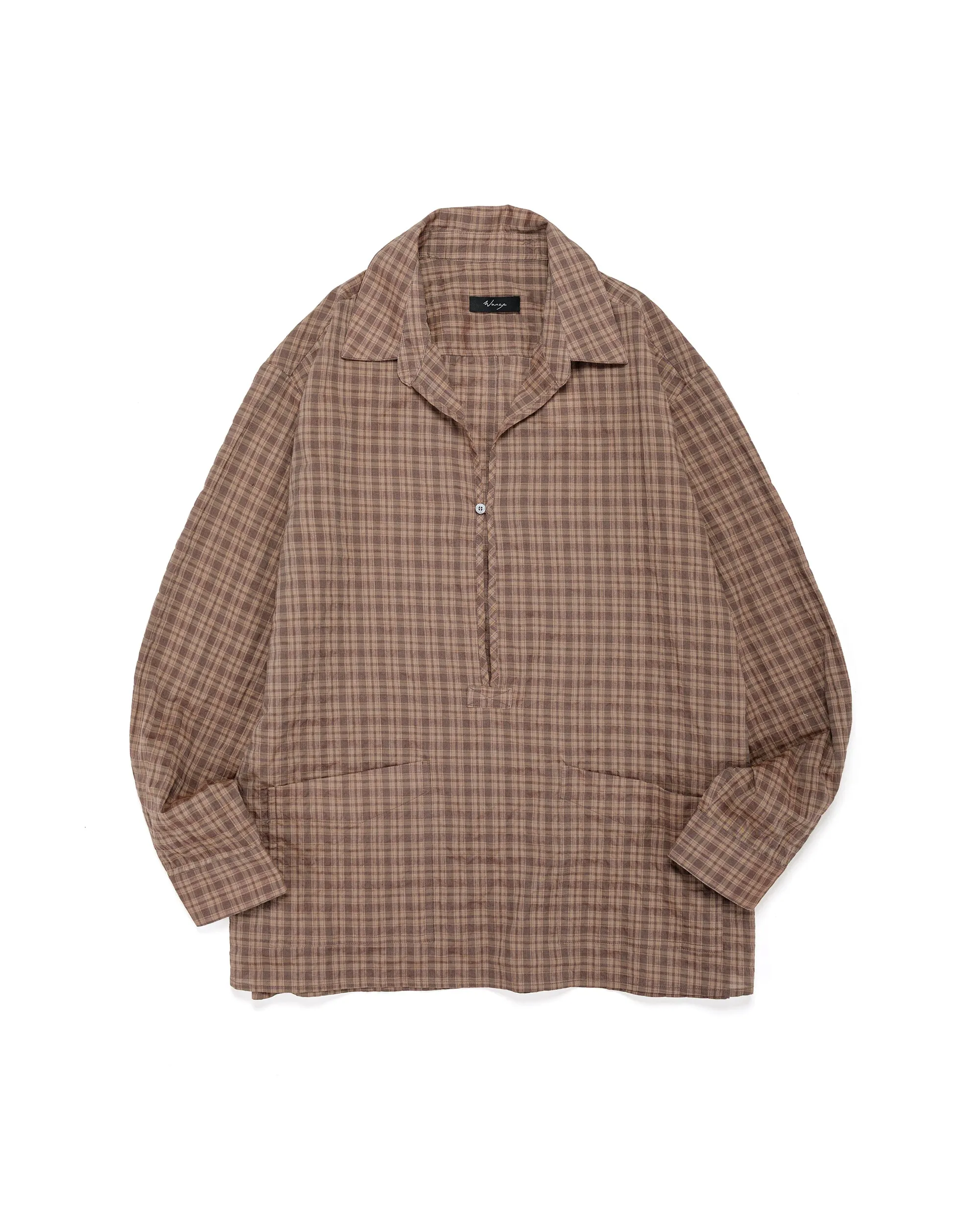 Wanze Skipper Shirt Organic Cotton Umber sold by Lost & Found