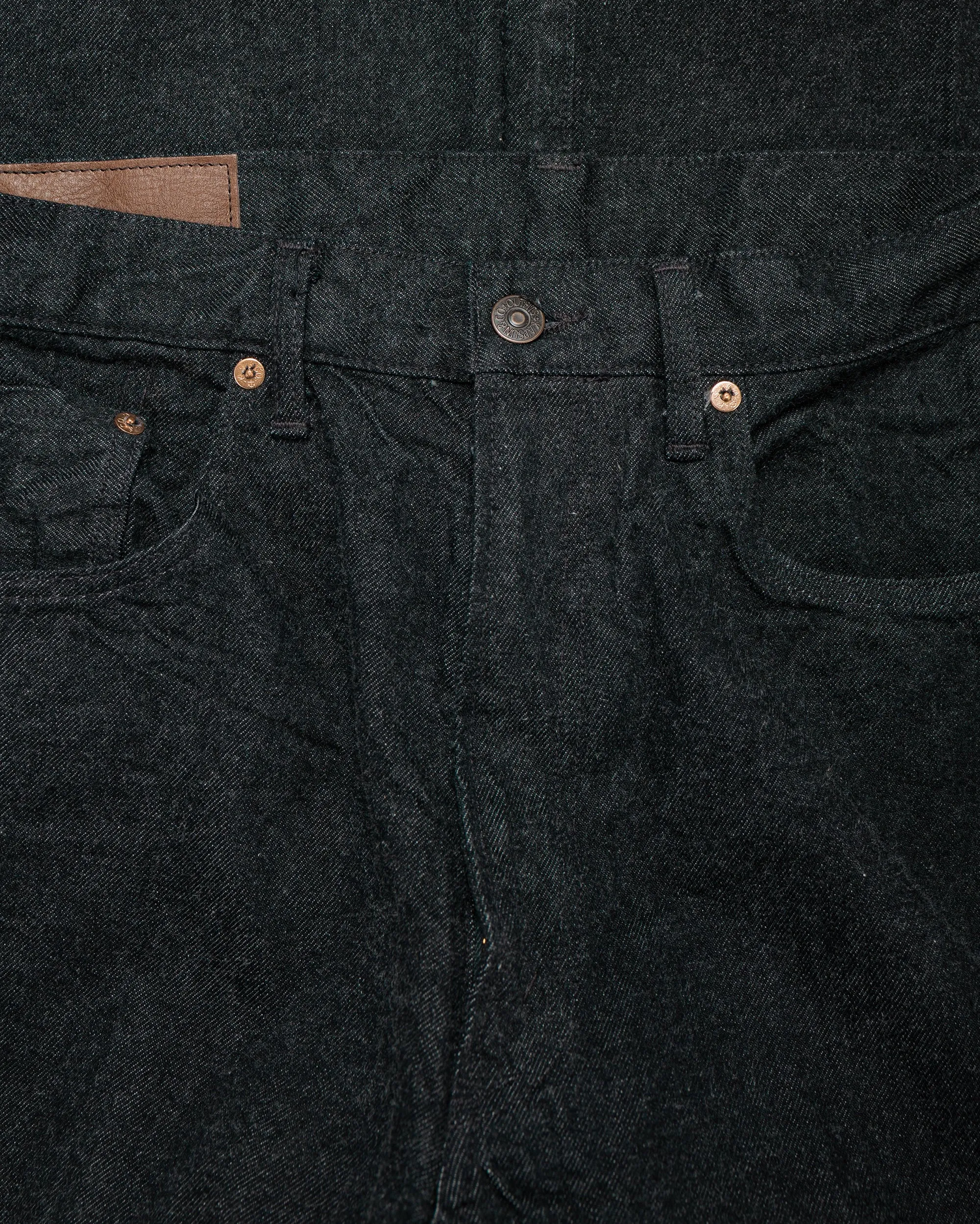 KAPTAIN SUNSHINE Skate Shoecut Denim Pants Black One Wash sold by Lost & Found product image thumbnail 5