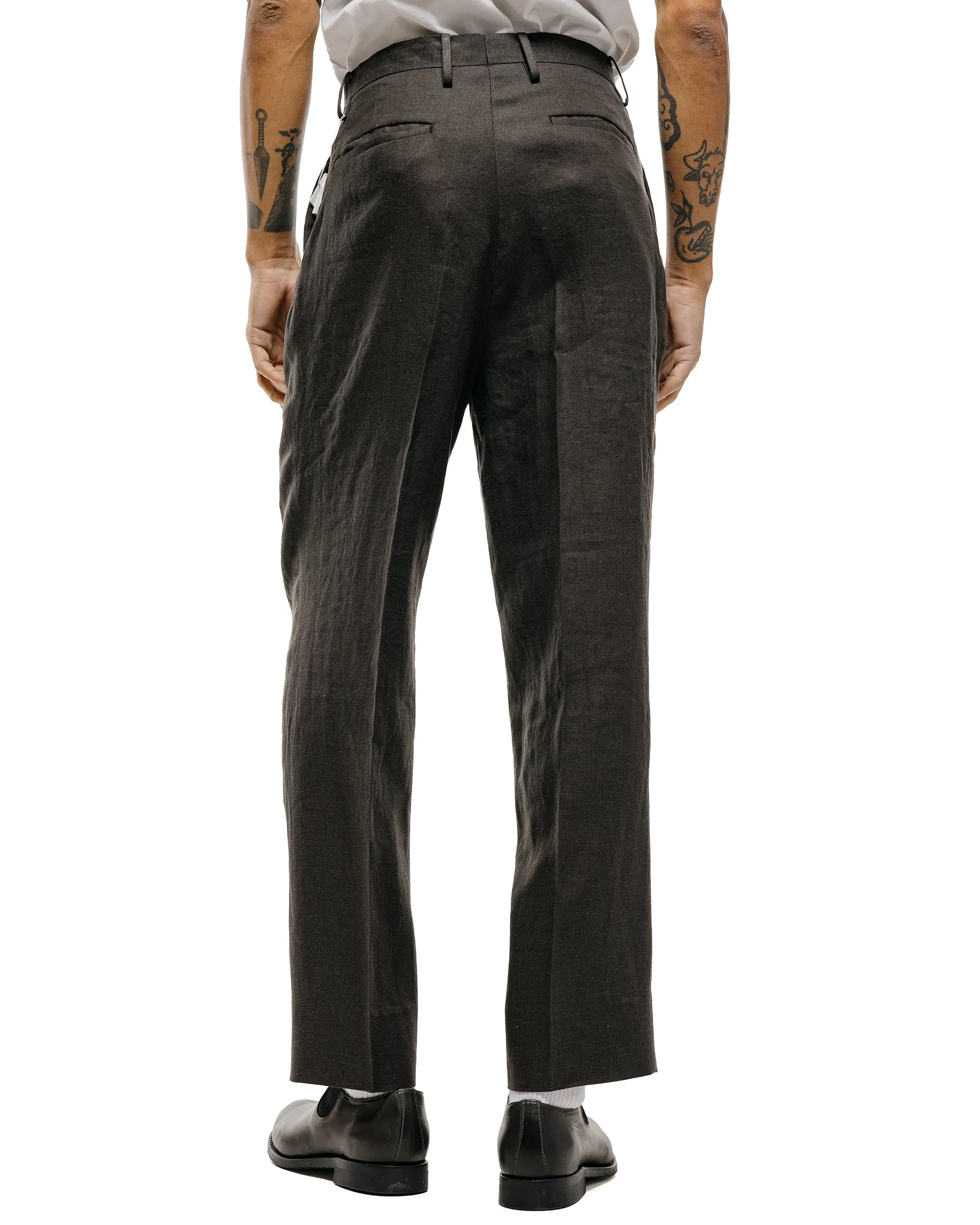 KAPTAIN SUNSHINE Shoecut Slacks Ink Black sold by Lost & Found product image thumbnail 3