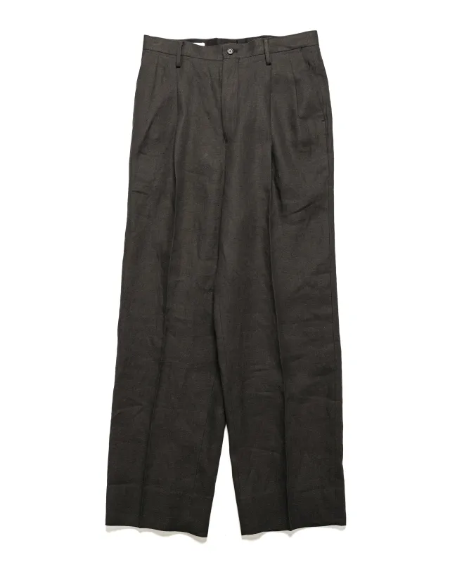 KAPTAIN SUNSHINE Shoecut Slacks Ink Black sold by Lost & Found