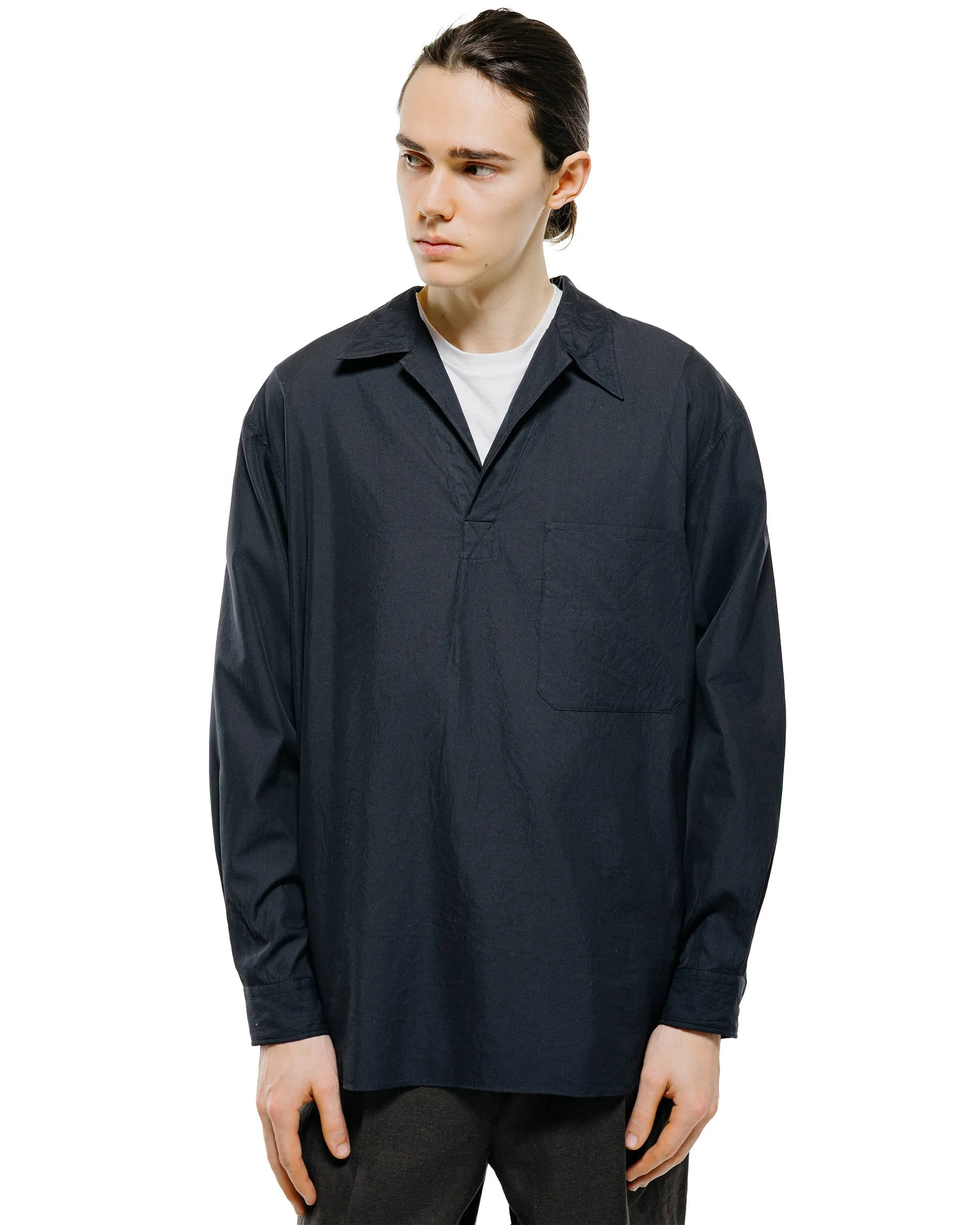 KAPTAIN SUNSHINE Pullover Shirt Navy sold by Lost & Found product image thumbnail 2