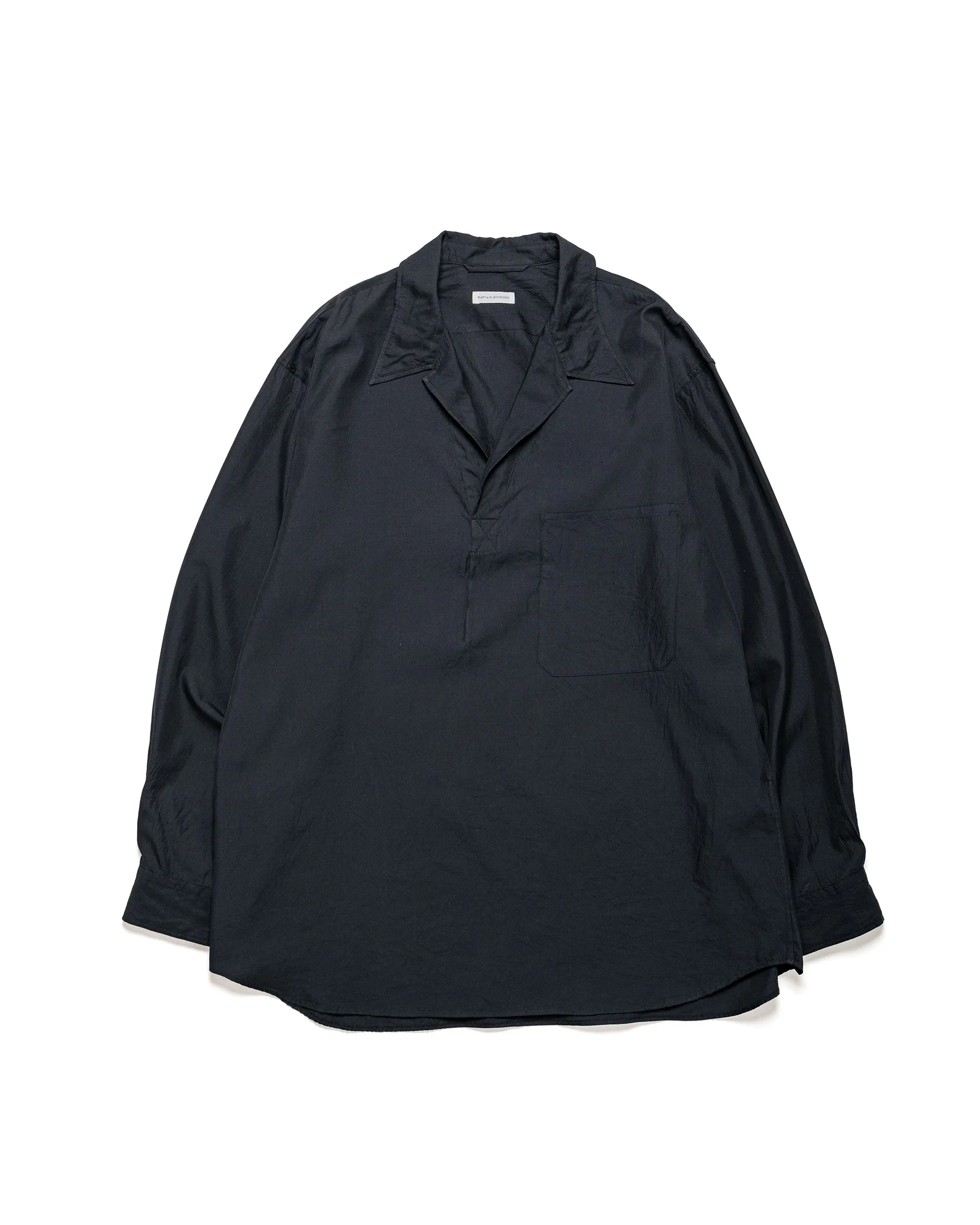 KAPTAIN SUNSHINE Pullover Shirt Navy sold by Lost & Found