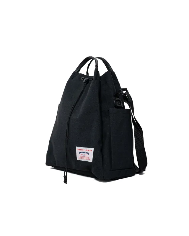 master-piece Remix 2-Way Shoulder Tote L Black sold by Lost & Found