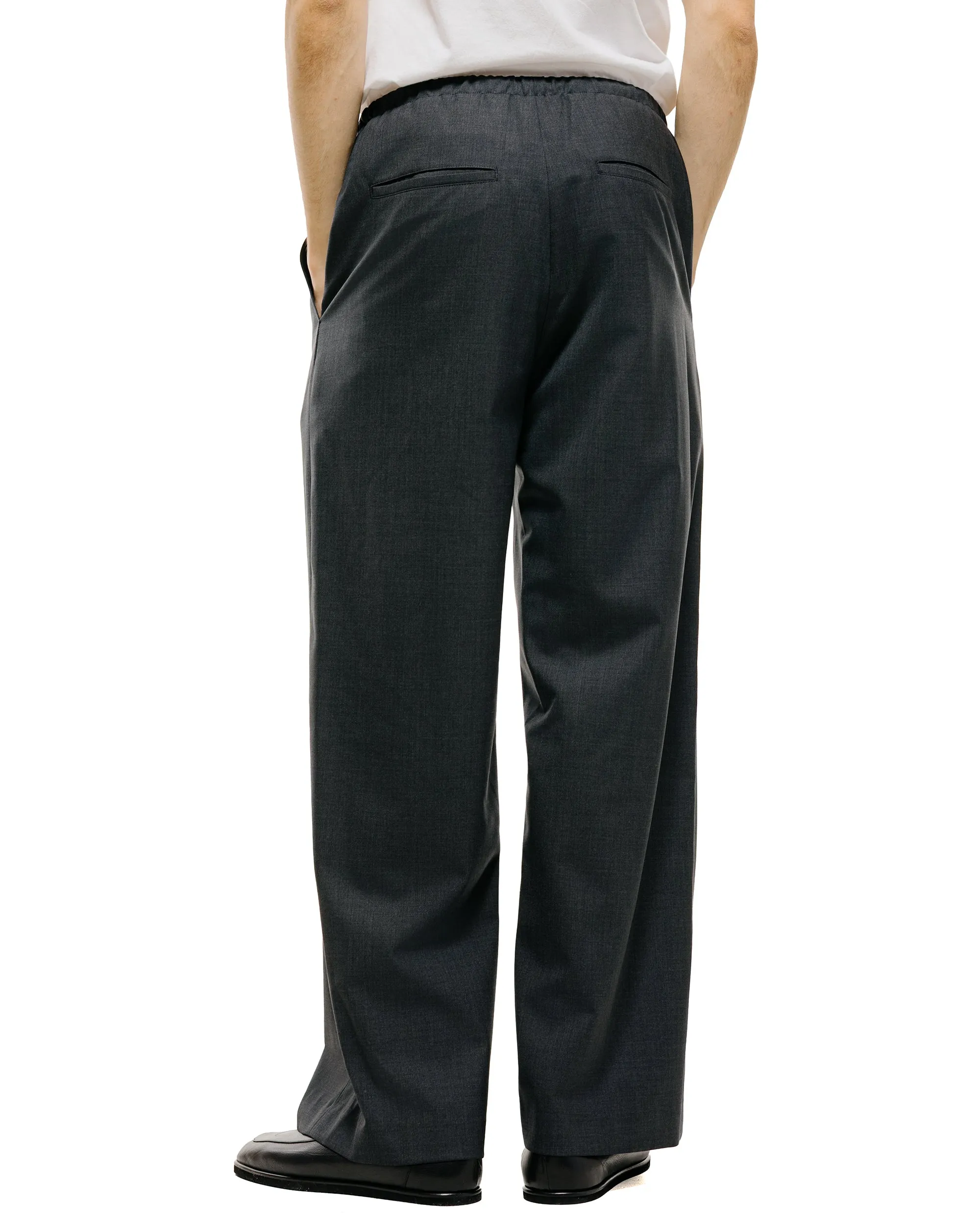 Amomento Wool Banding Pants Charcoal sold by Lost & Found product image thumbnail 3
