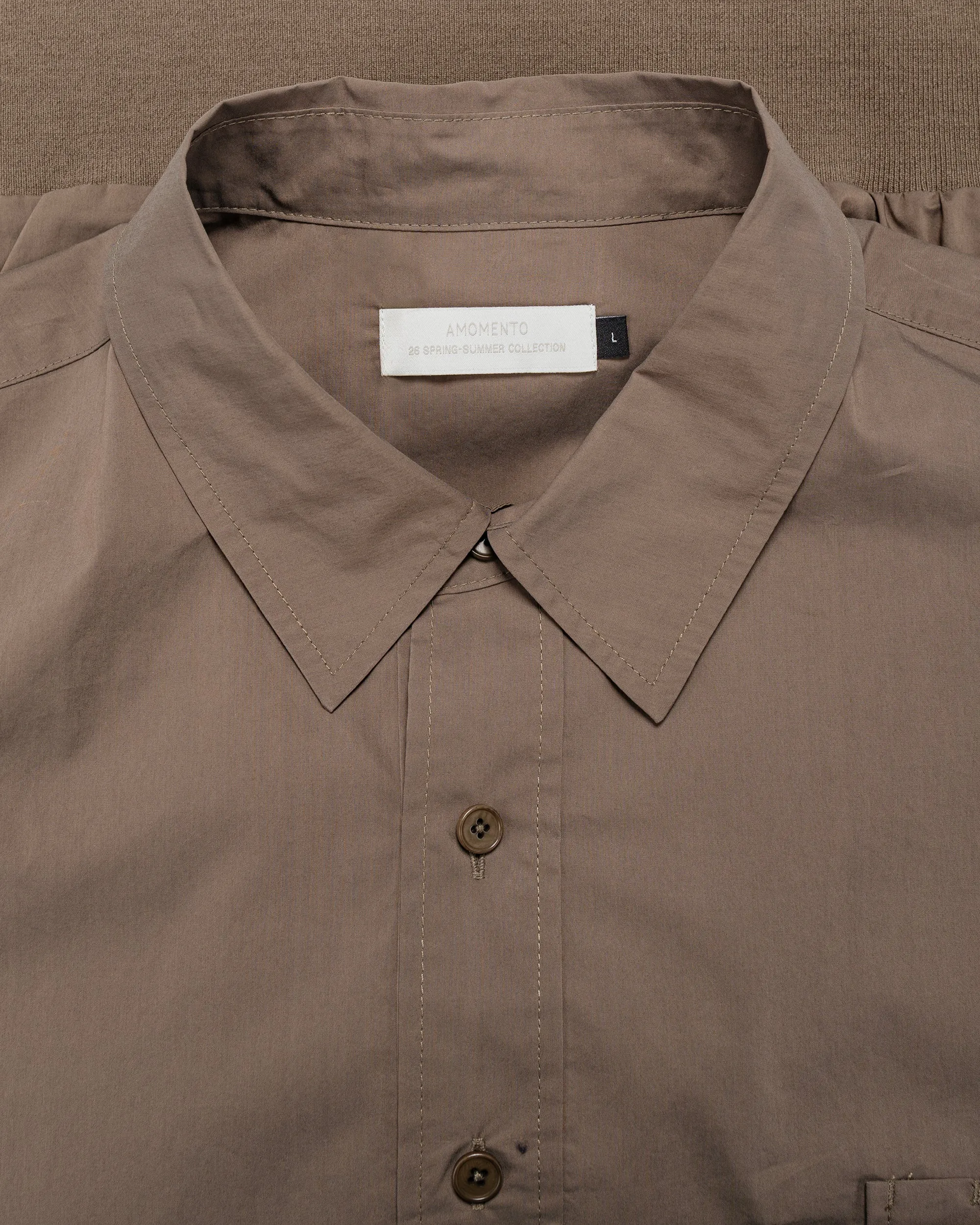 Amomento Pocket Pullover Khaki sold by Lost & Found product image thumbnail 5