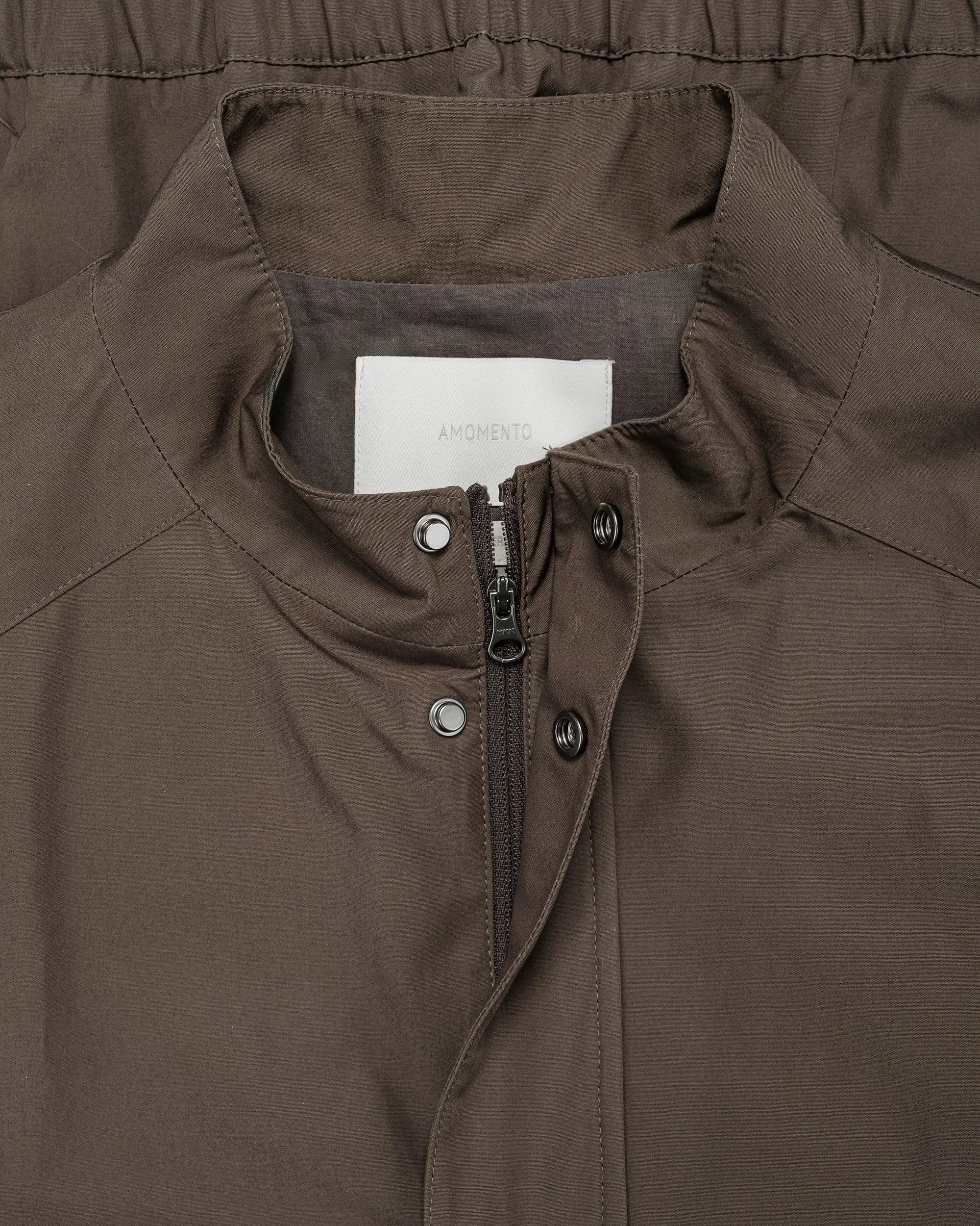 Amomento Raglan Cotton Zip Jumper Brown sold by Lost & Found product image thumbnail 5