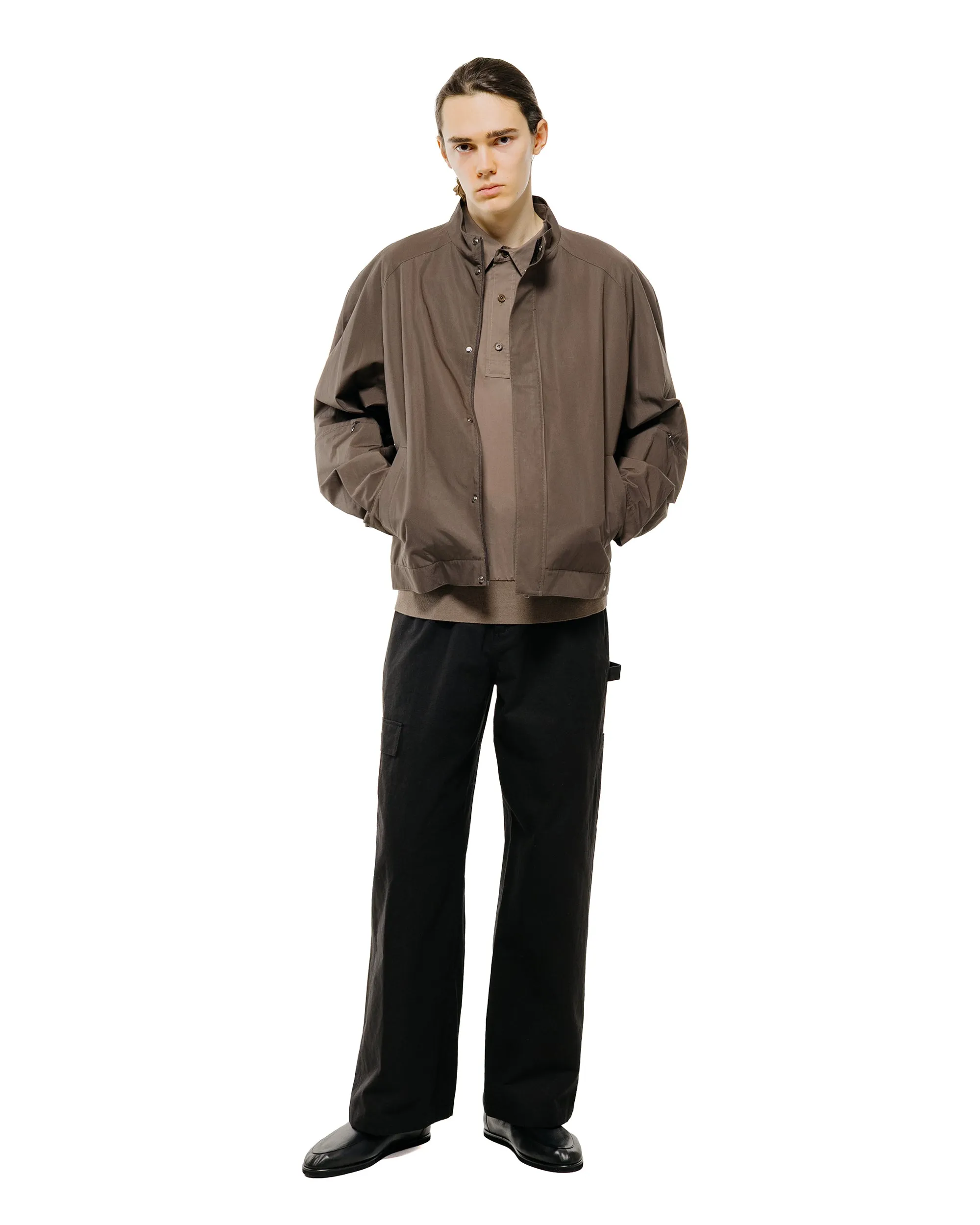 Amomento Raglan Cotton Zip Jumper Brown sold by Lost & Found product image thumbnail 4