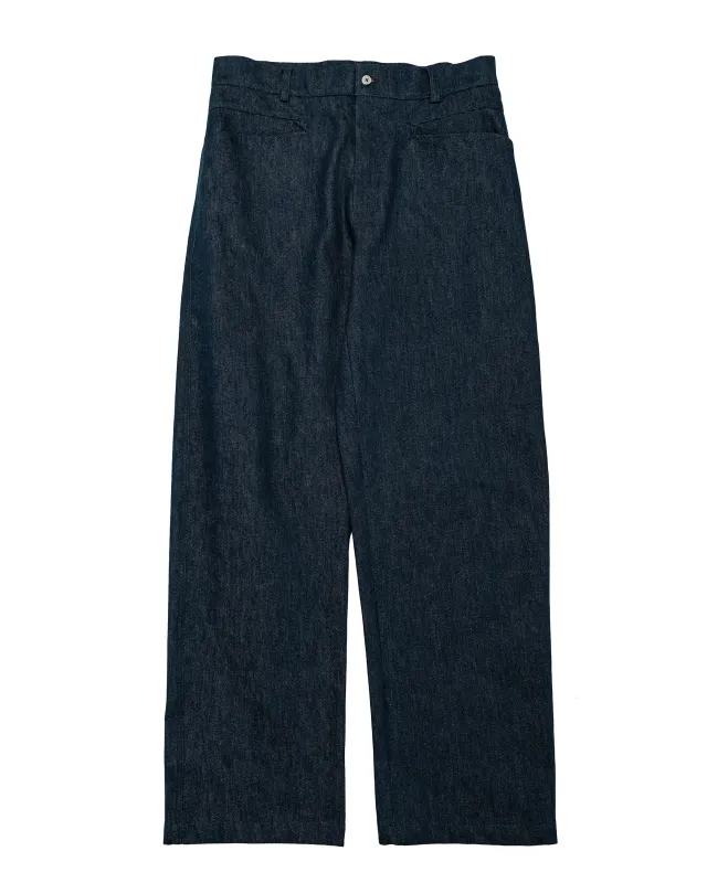 De Bonne Facture Gardian Trousers Organic French Cotton Denim Indigo made by Lost & Found