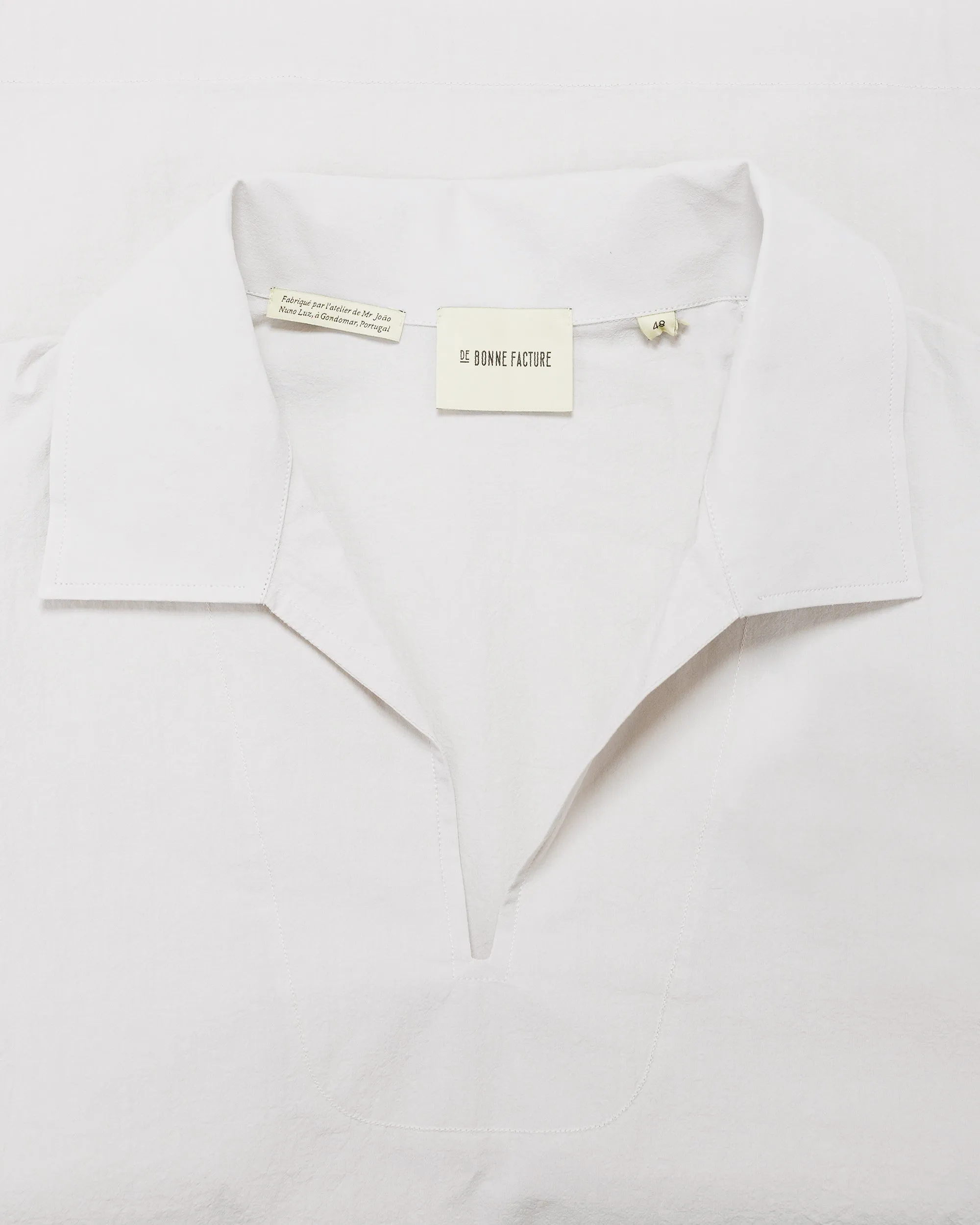 De Bonne Facture Vareuse Organic Cotton Mineral White sold by Lost & Found product image thumbnail 5