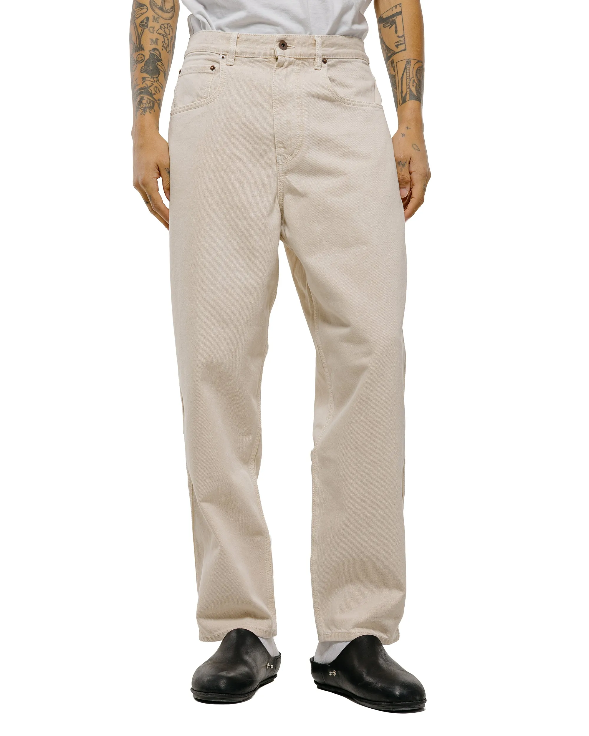 CASEY CASEY Leo Denim Pant Ivory sold by Lost & Found product image thumbnail 2