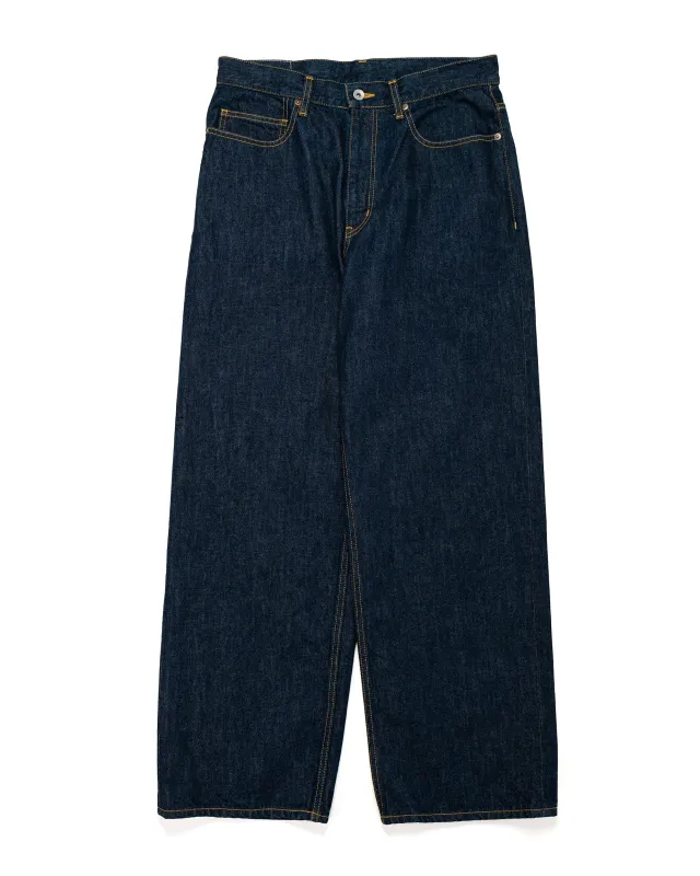Universal Products 5Pocket Buggie Denim Pants Indigo sold by Lost & Found