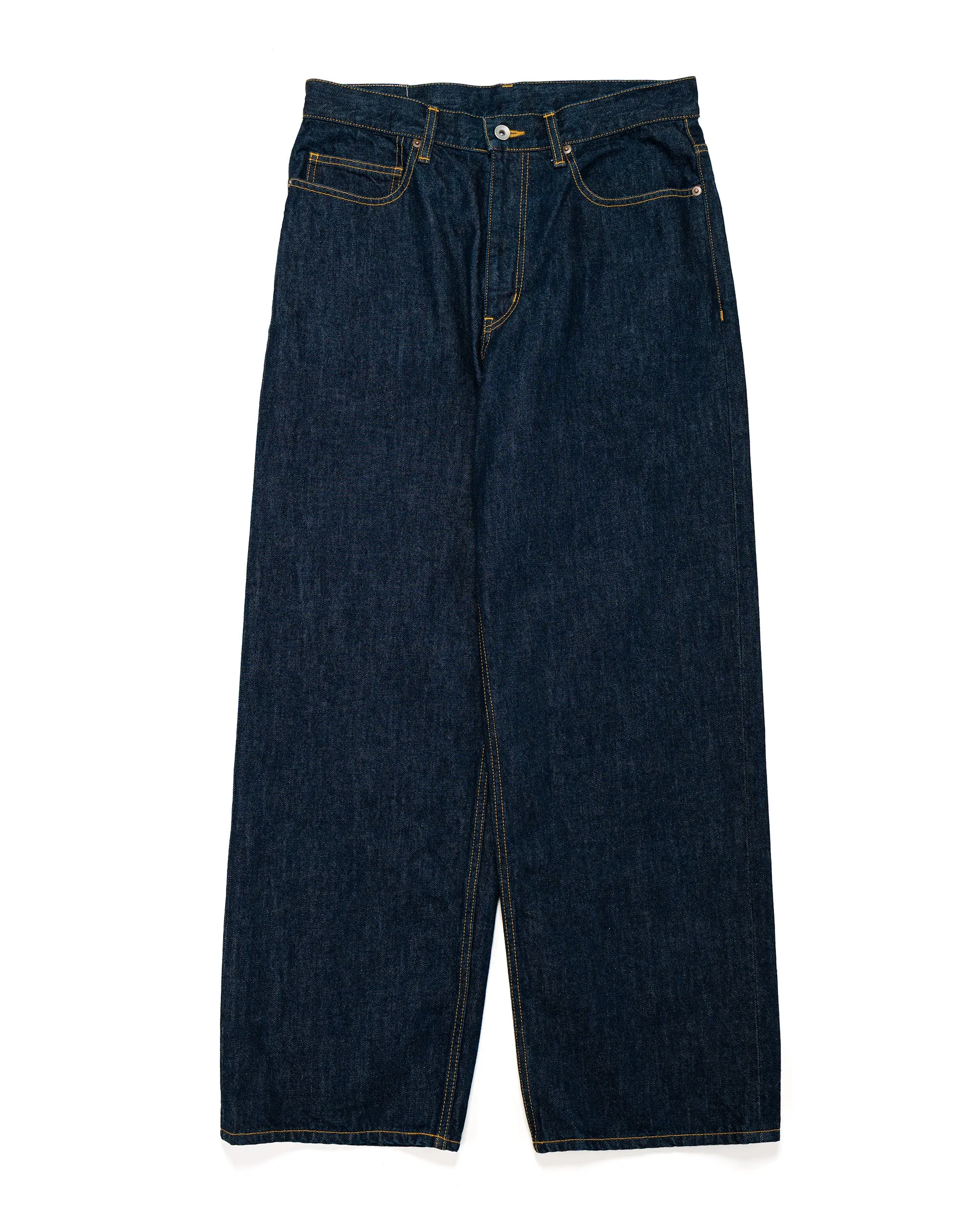 Universal Products 5Pocket Buggie Denim Pants Indigo sold by Lost & Found