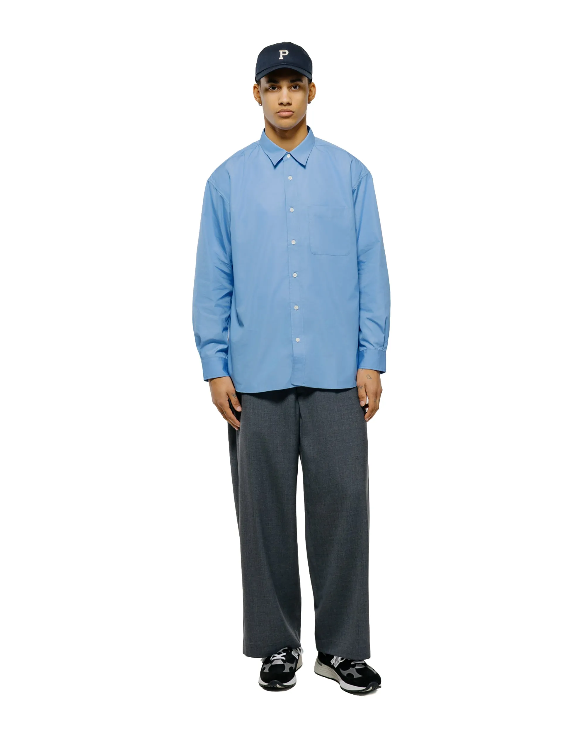 Universal Products Summer Wool Wide Trousers Gray sold by Lost & Found product image thumbnail 4