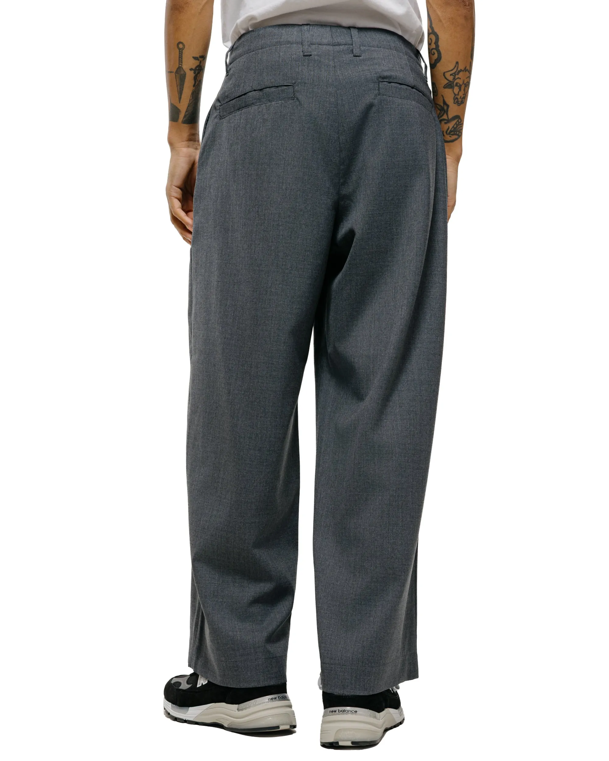Universal Products Summer Wool Wide Trousers Gray sold by Lost & Found product image thumbnail 3