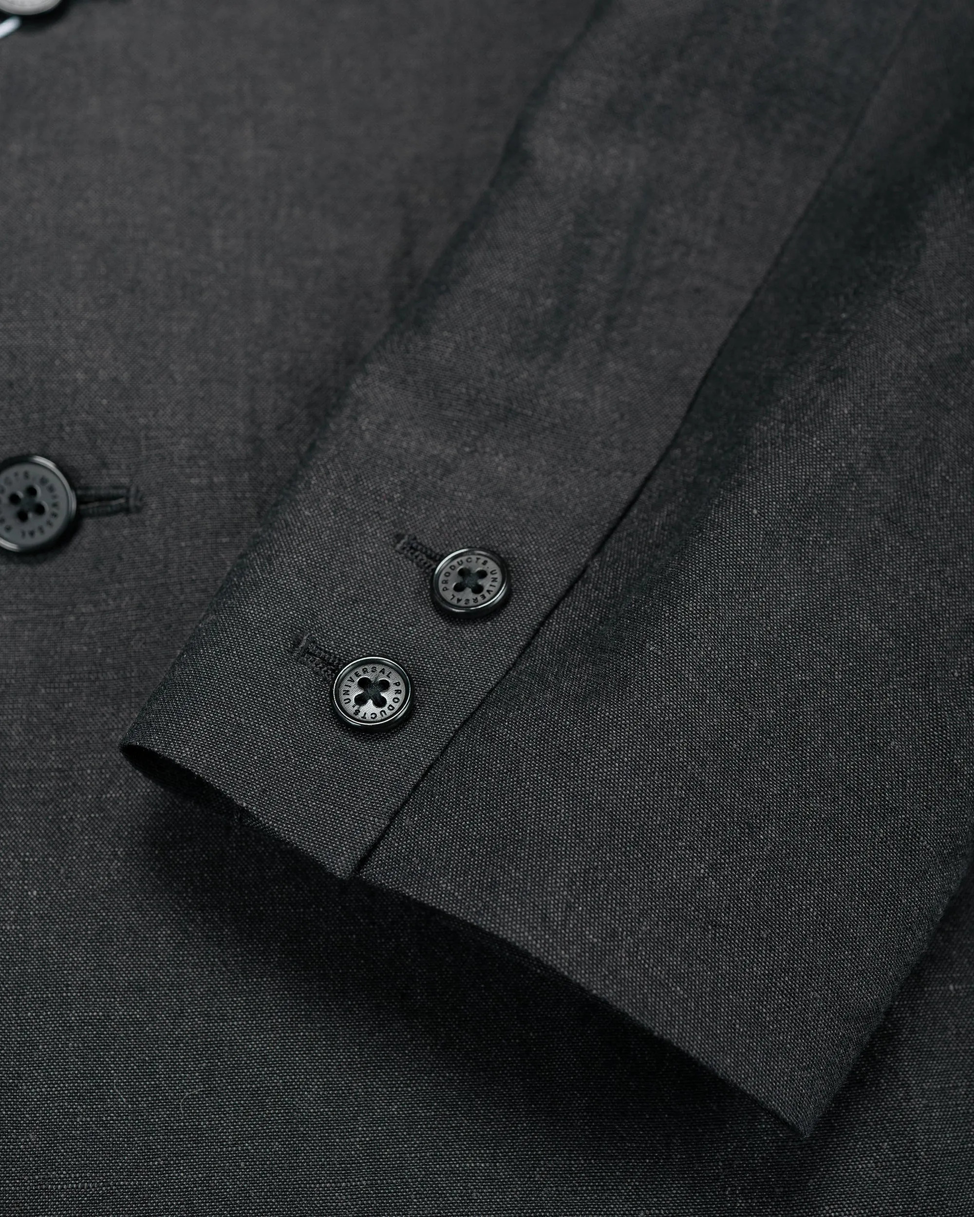 Universal Products Wool Linen 2B Jacket Charcoal sold by Lost & Found product image thumbnail 5