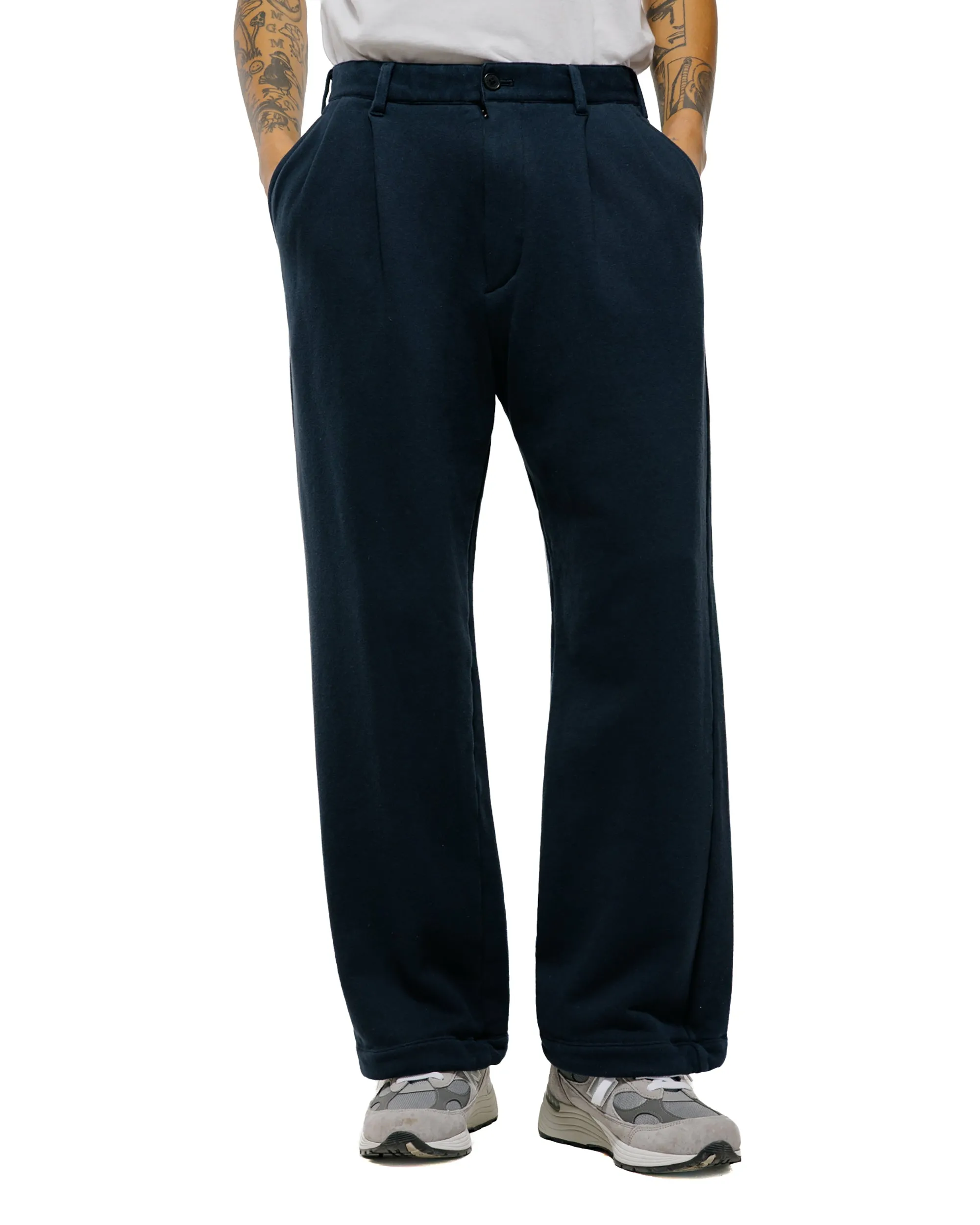 Universal Products Jumberca Sweat Straight Trousers Navy sold by Lost & Found product image thumbnail 2