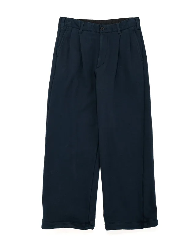 Universal Products Jumberca Sweat Straight Trousers Navy sold by Lost & Found