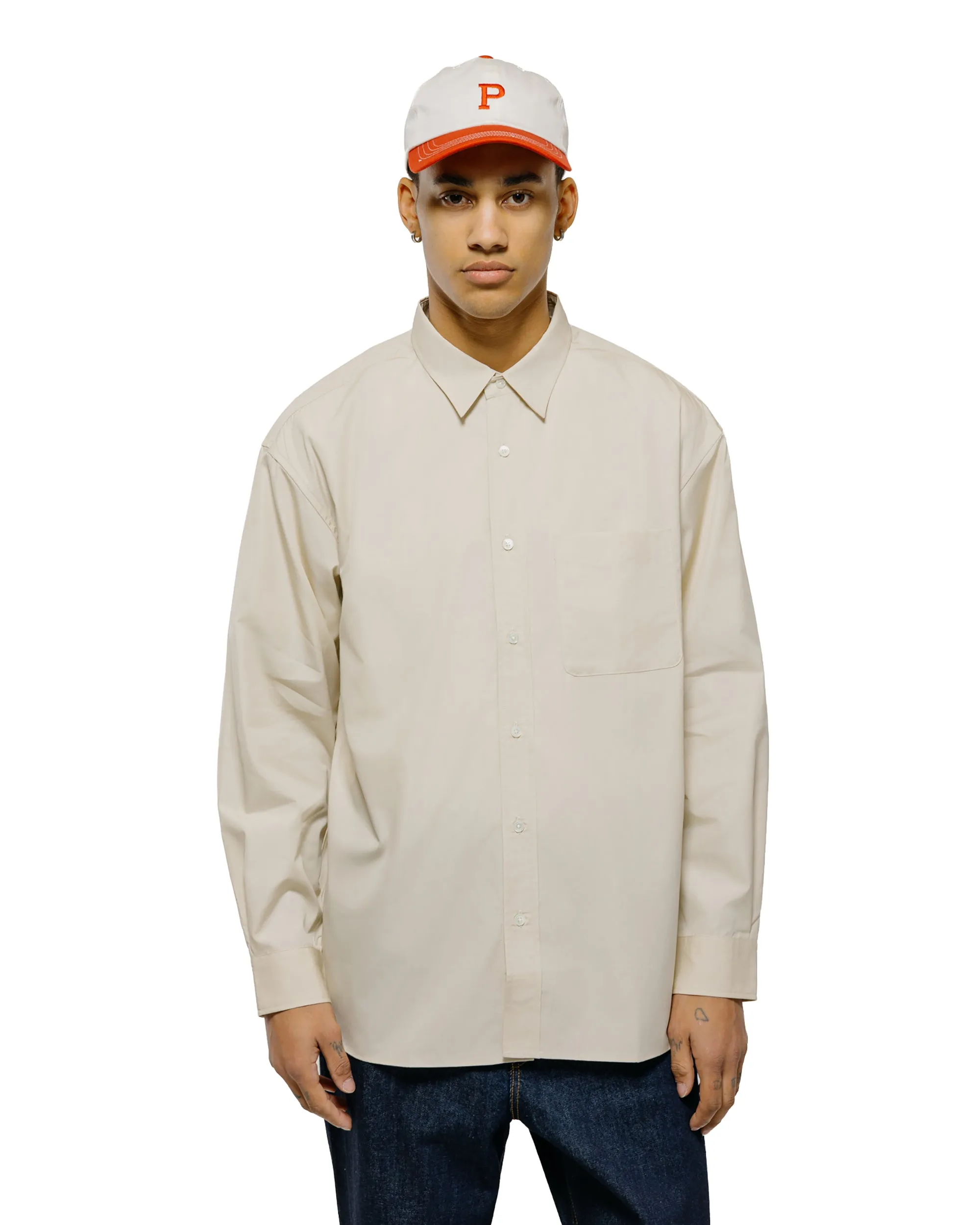 Universal Products L/S Regular Shirts Ivory sold by Lost & Found product image thumbnail 2