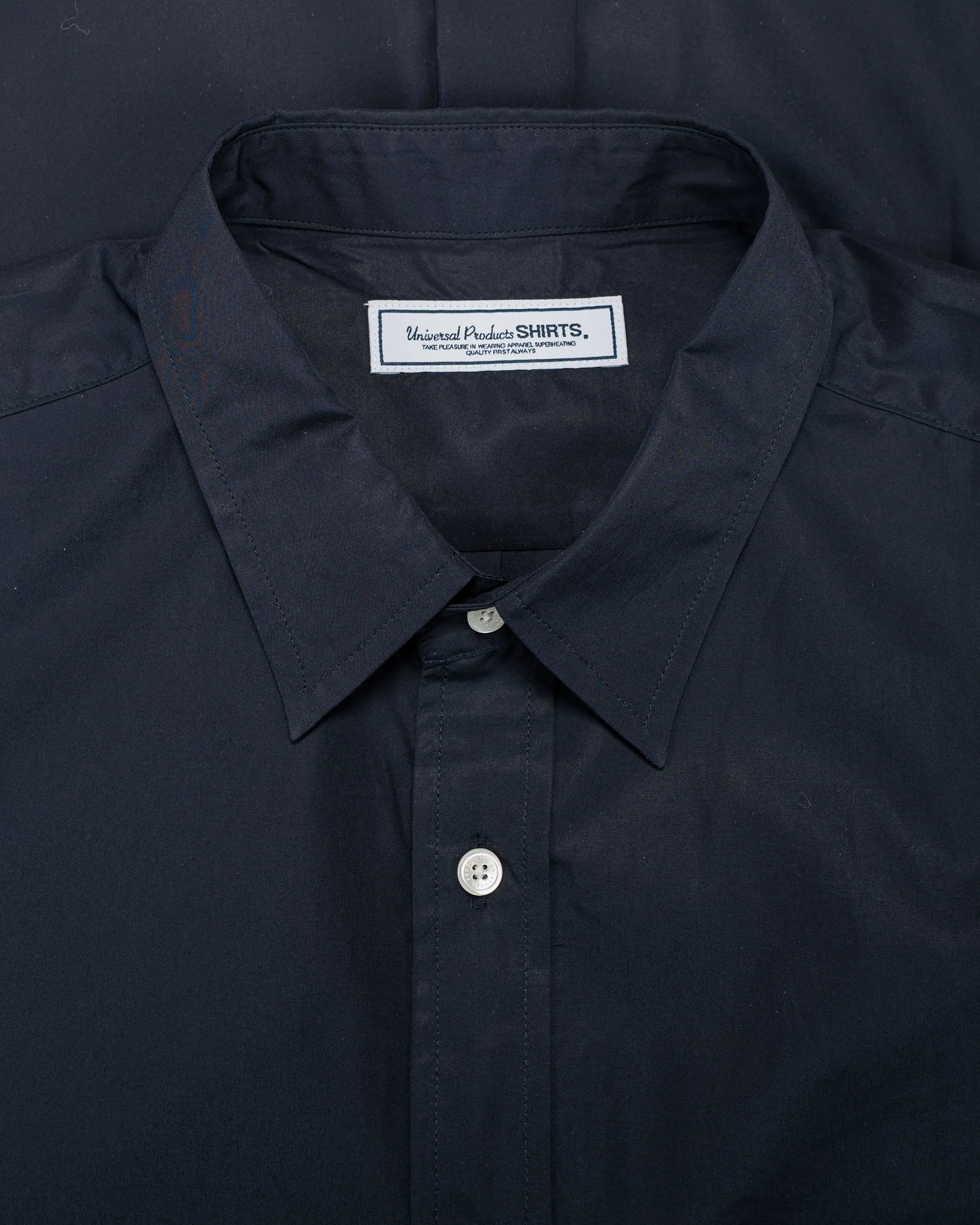 Universal Products L/S Regular Shirts Dark Navy sold by Lost & Found product image thumbnail 5