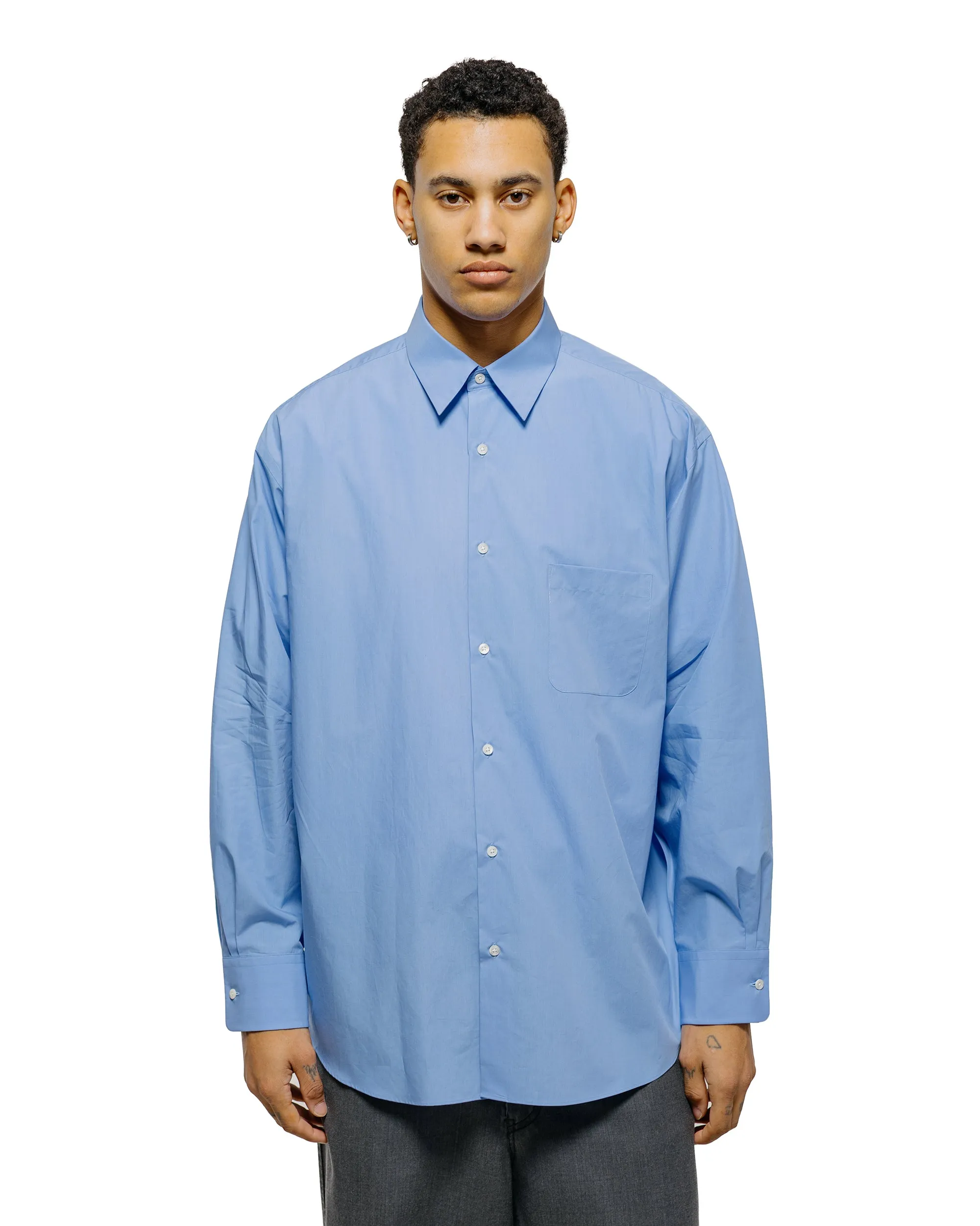 MARKAWARE Comfort Fit Shirt Organic Giza 80/1 Typewriter Saxe sold by Lost & Found product image thumbnail 2