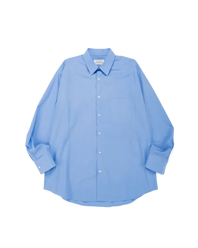 MARKAWARE Comfort Fit Shirt Organic Giza 80/1 Typewriter Saxe sold by Lost & Found