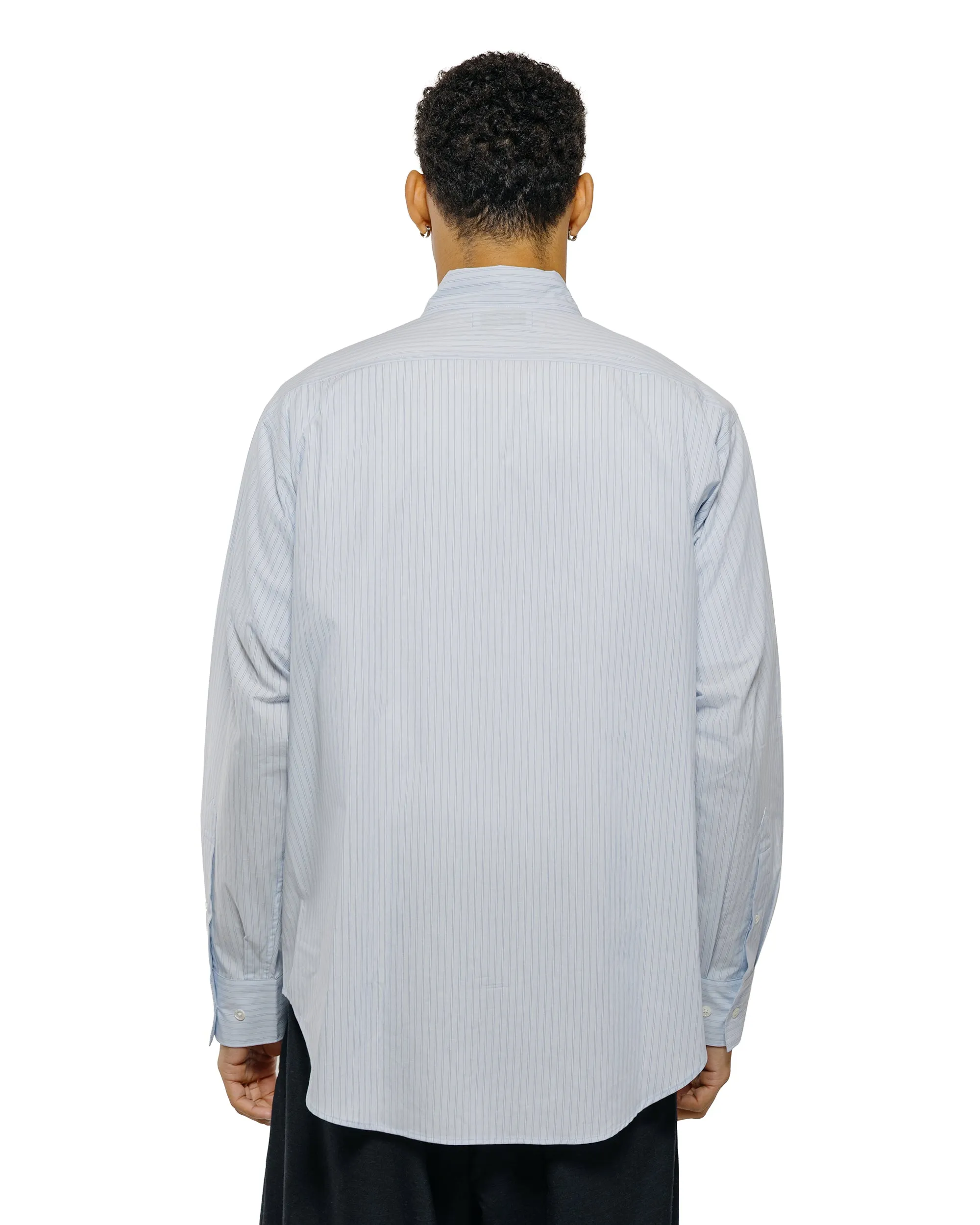marka Regular Collar Shirt Organic Cotton Stripe Saxe Stripe sold by Lost & Found product image thumbnail 3
