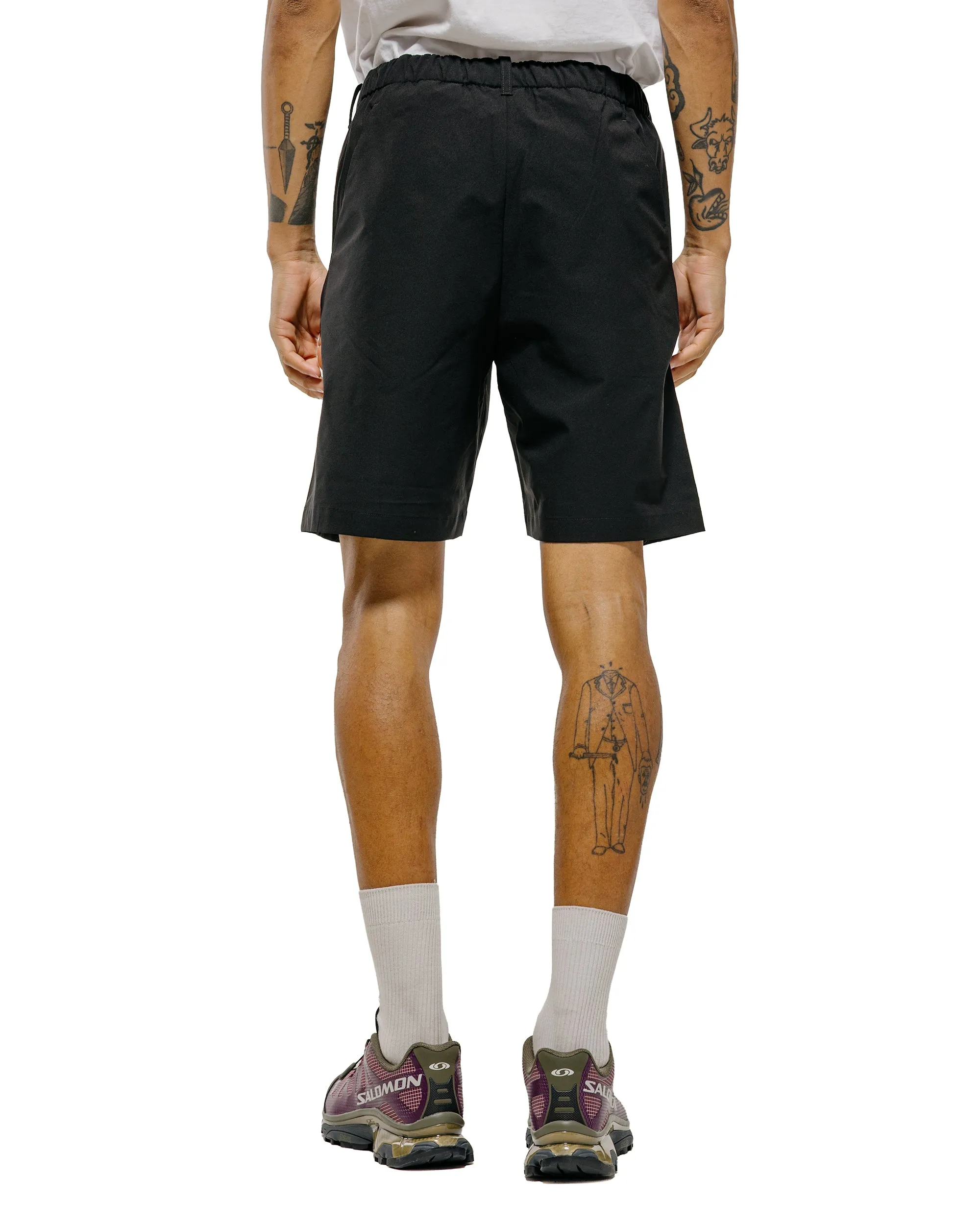 Goldwin One Tuck Light Stretch Shorts Black sold by Lost & Found product image thumbnail 3