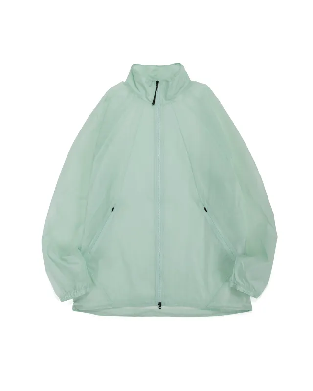 Goldwin Sheer Nylon Wind Jacket Opal Green made by Goldwin