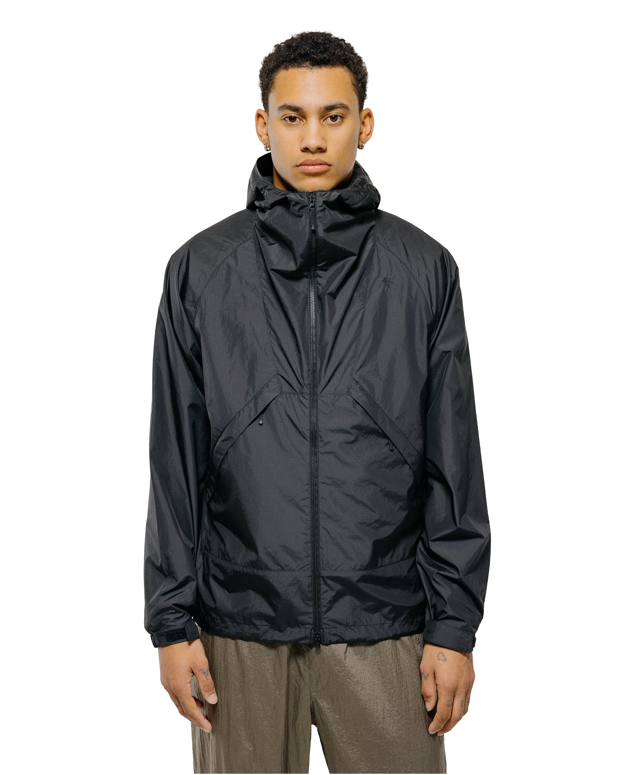 Goldwin Rip-stop Hooded Jacket Black sold by Lost & Found product image thumbnail 2