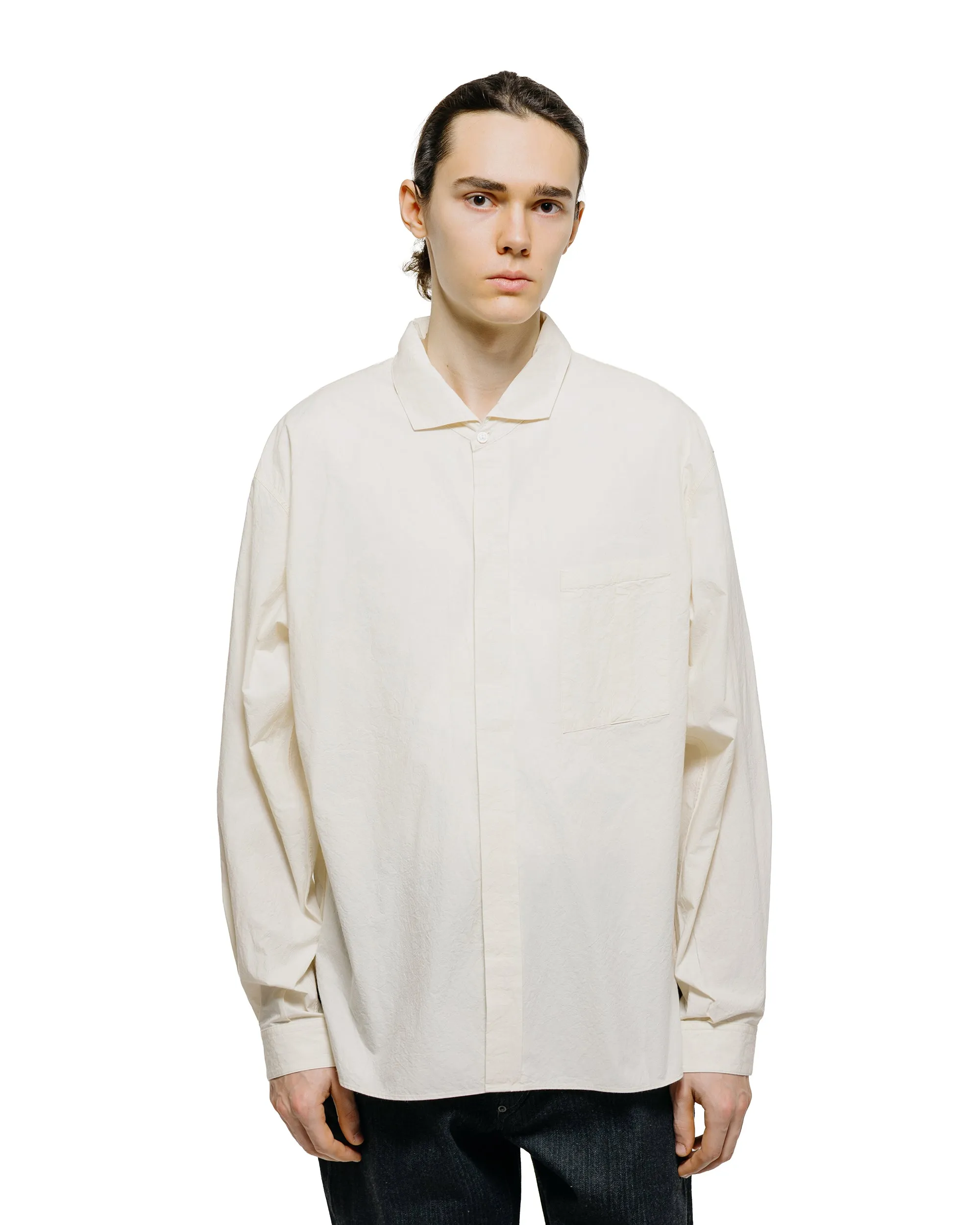 MotivMfg Shura Shirt Cotton Hemp Broadcloth/Natural sold by Lost & Found product image thumbnail 2