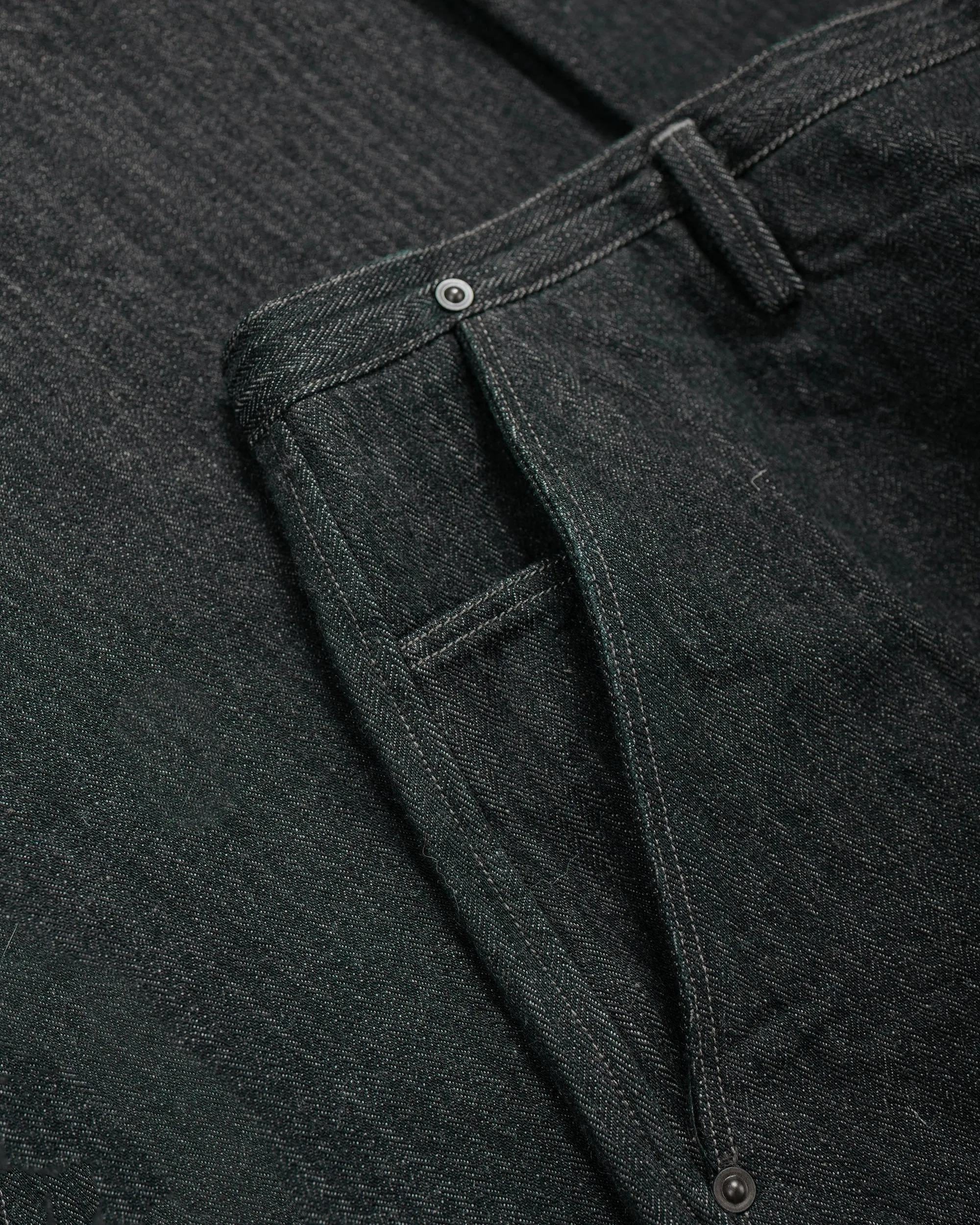 MotivMfg Uni Denim Original Herringbone Denim/Black sold by Lost & Found product image thumbnail 5