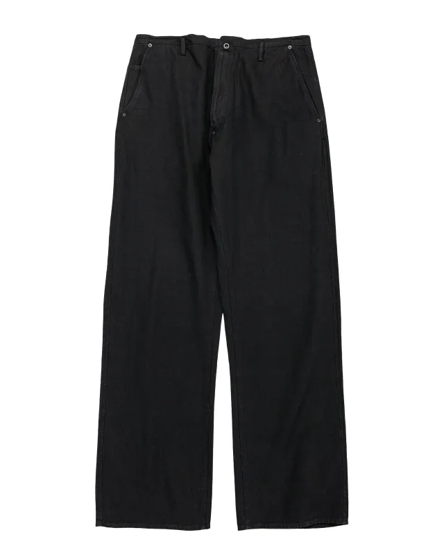 MotivMfg Uni Denim Cotton Hemp Lightweight Denim/Black made by Lost & Found