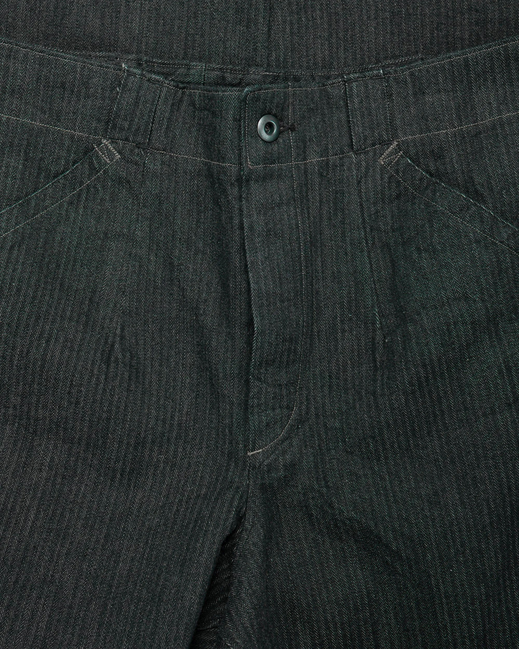 MotivMfg Doric Denim Trousers Original Herringbone Denim/Black sold by Lost & Found product image thumbnail 5