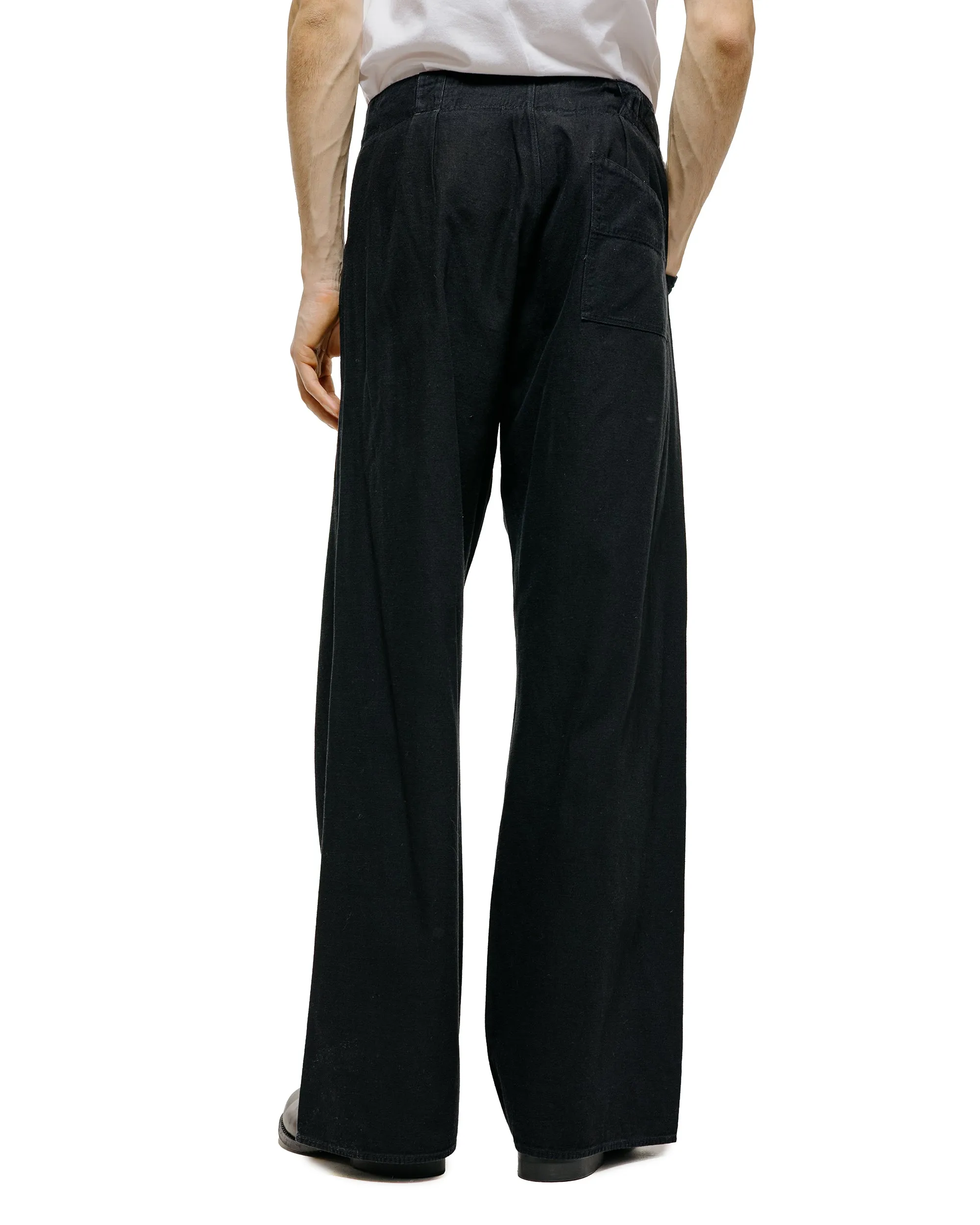 MotivMfg Doric Denim Trousers Cotton Hemp Lightweight Denim/Black sold by Lost & Found product image thumbnail 3
