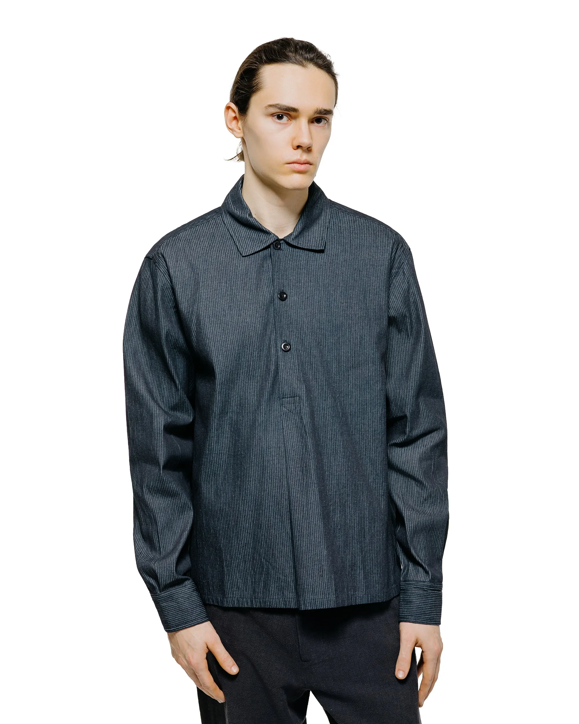 Conkers Night Shirt Striped Cotton Navy sold by Lost & Found product image thumbnail 2