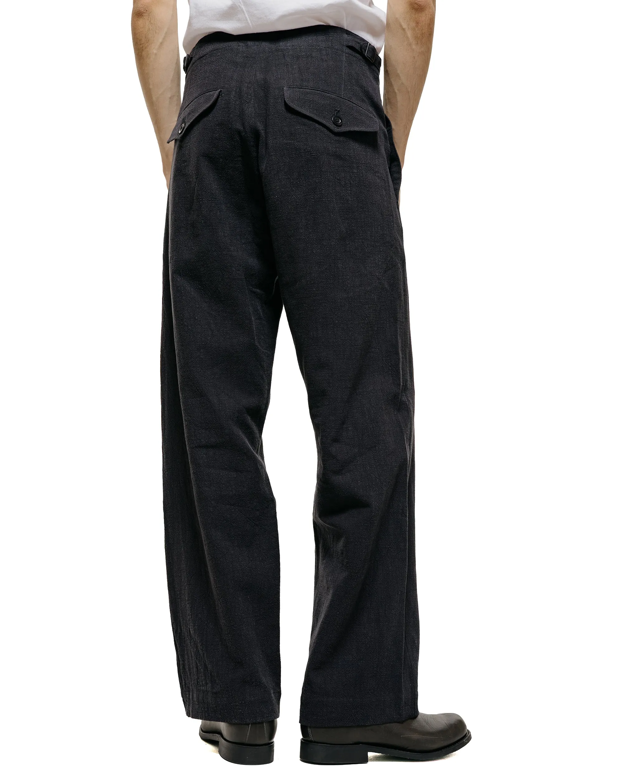 Conkers Tavern Trousers Ramie Charcoal sold by Lost & Found product image thumbnail 3