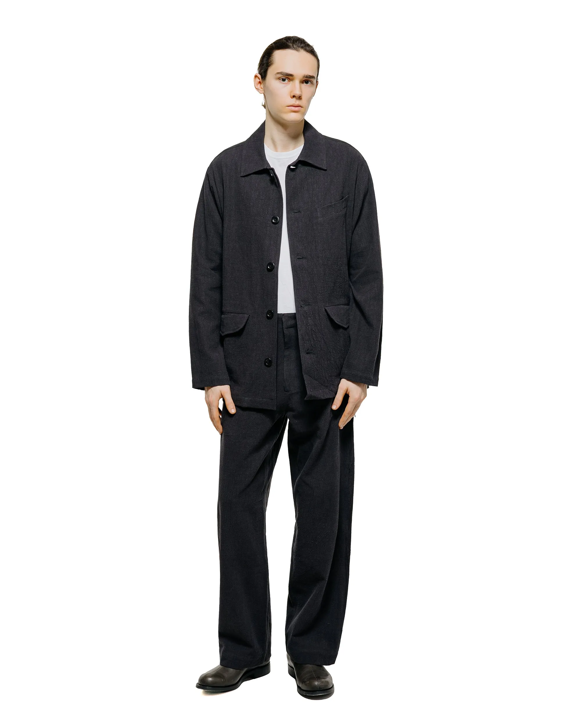 Conkers Tavern Trousers Ramie Charcoal sold by Lost & Found product image thumbnail 4