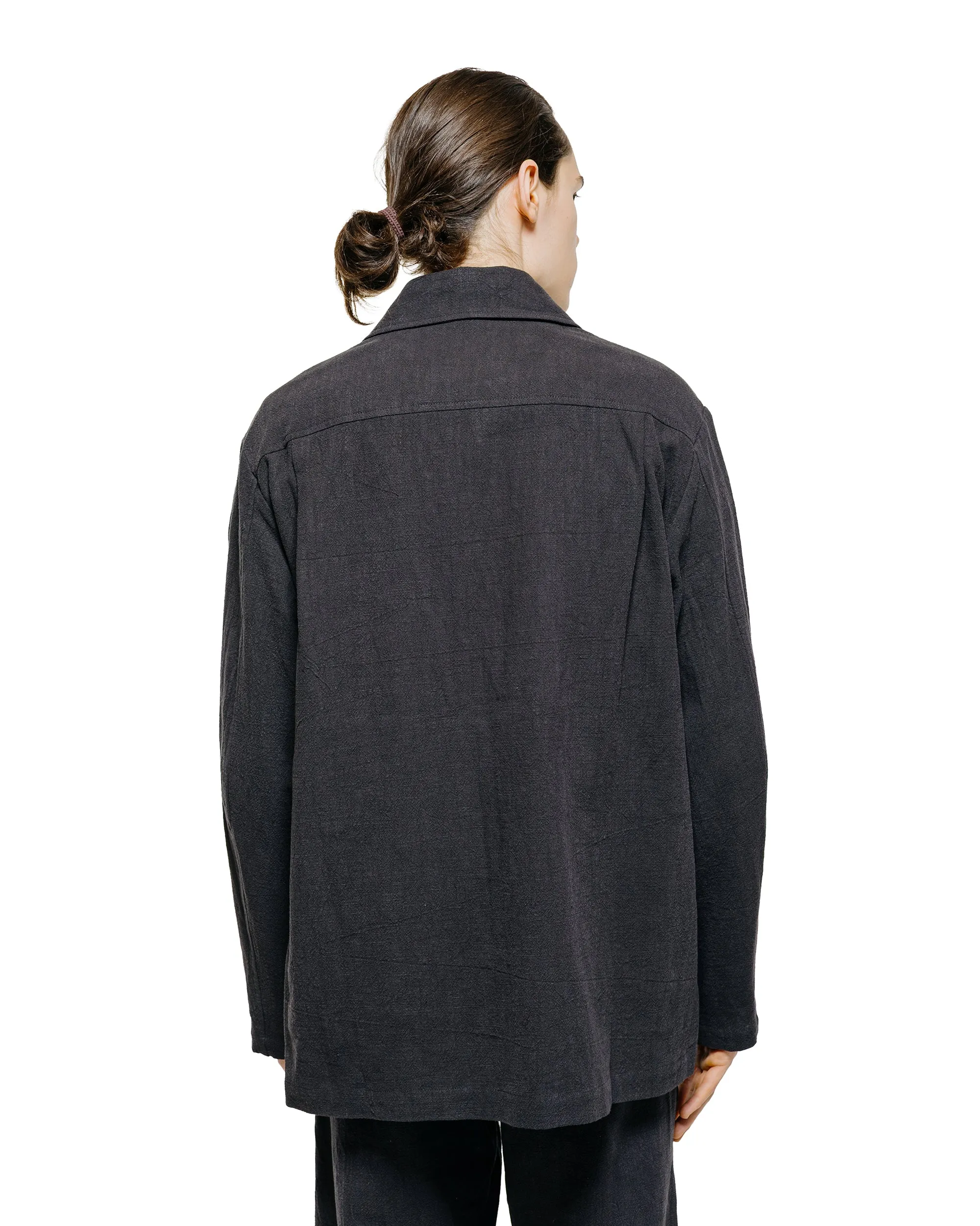 Conkers Field Shirt Ramie Charcoal sold by Lost & Found product image thumbnail 3