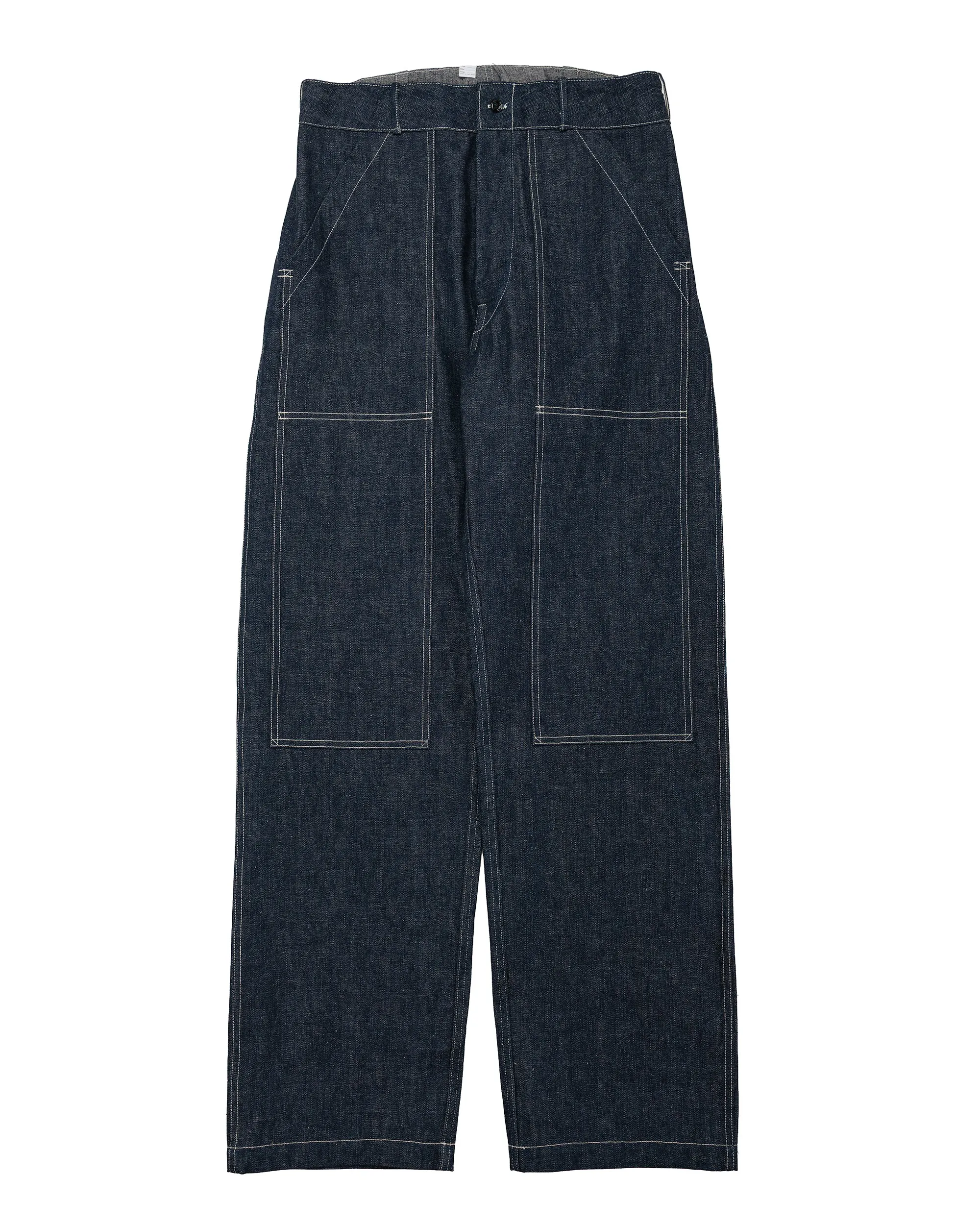 Warehouse Lot. 1239 1930's WPA Double Knee Denim Trousers Indigo Denim sold by Lost & Found