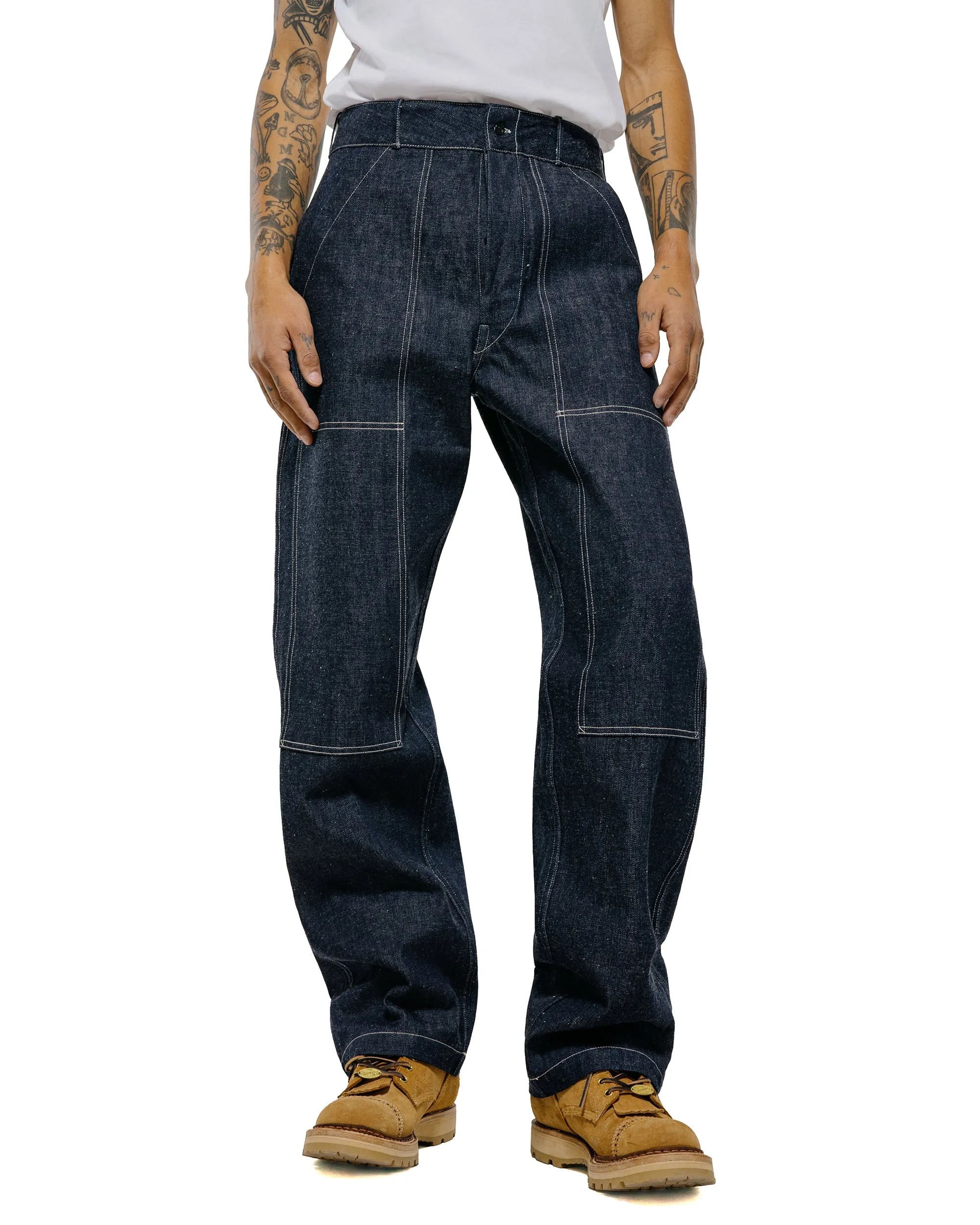 Warehouse Lot. 1239 1930's WPA Double Knee Denim Trousers Indigo Denim sold by Lost & Found product image thumbnail 2