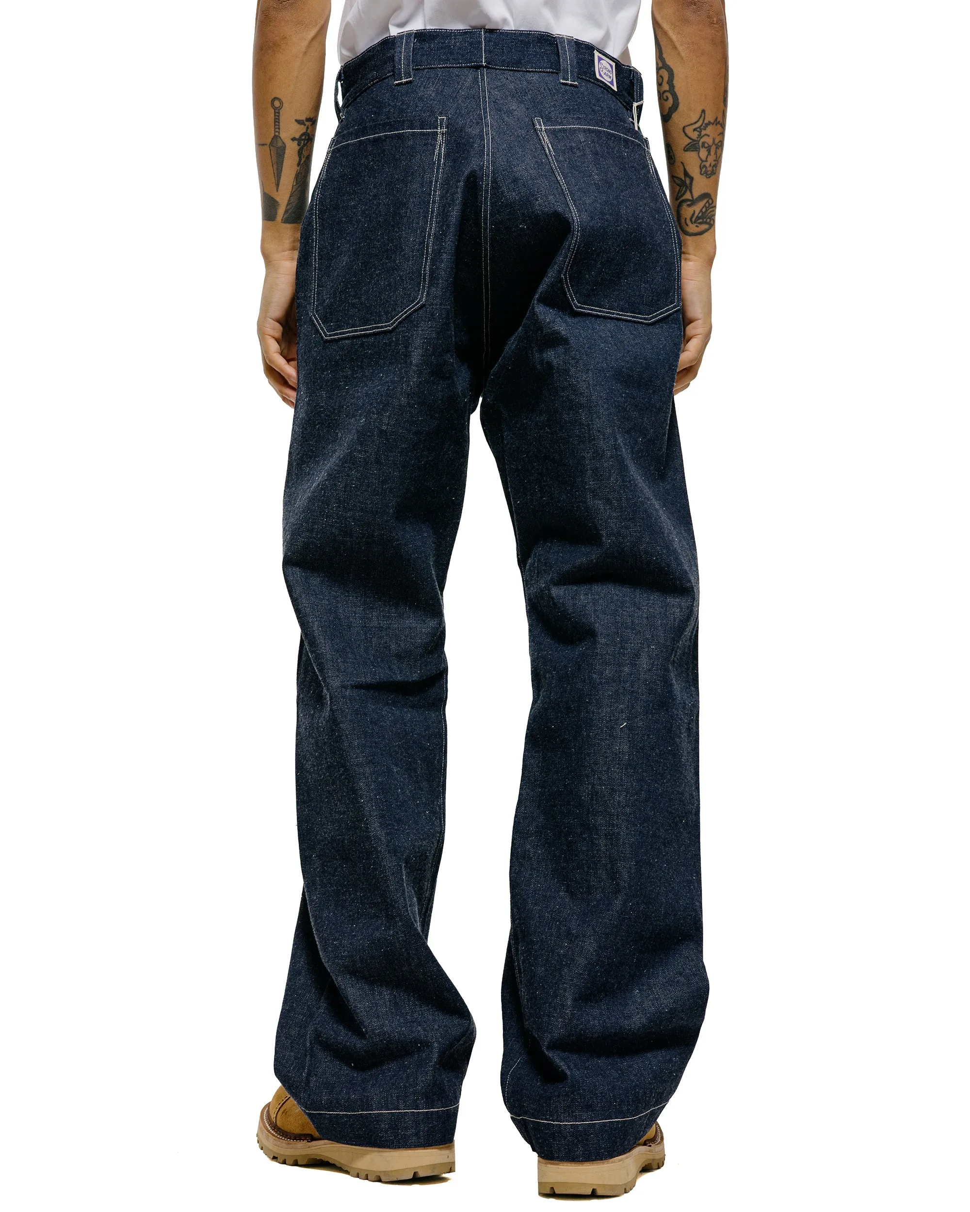 Warehouse Lot. JG-01S 1910s Netmaker's Trousers Indigo Denim Original sold by Lost & Found product image thumbnail 3
