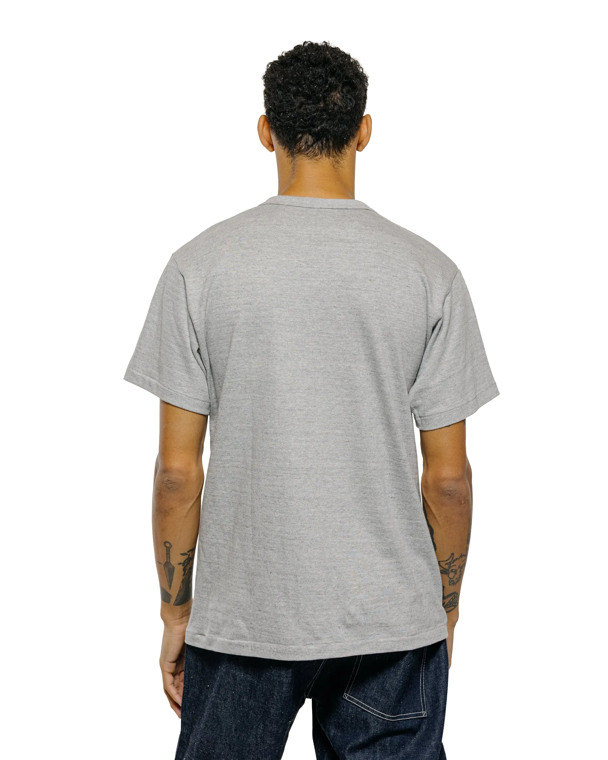 Warehouse Lot. 4096 88/12 Heather Crew Neck T Sierra Gray sold by Lost & Found product image thumbnail 3