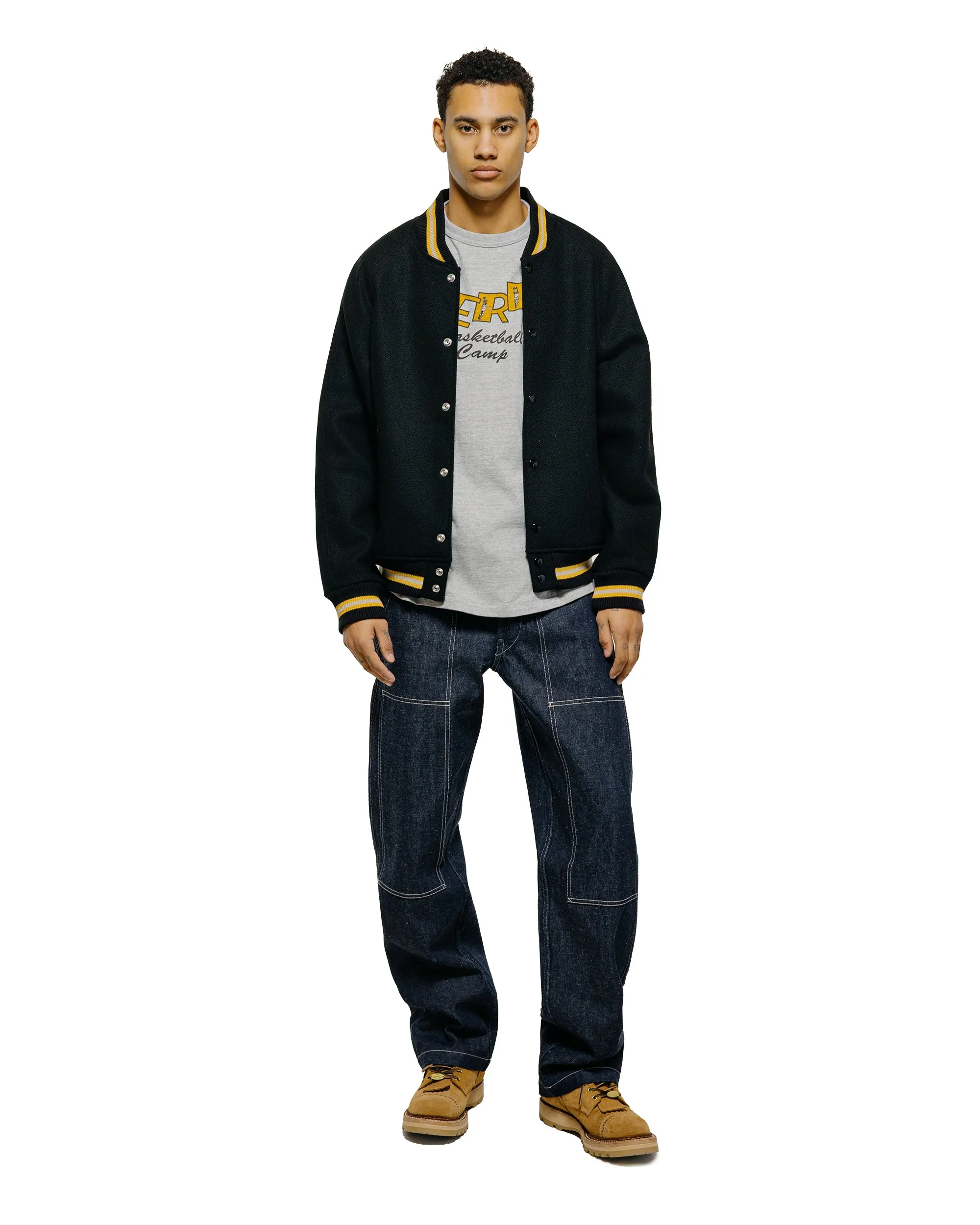 Warehouse Lot. 4096 88/12 Heather Crew Neck T Sierra Gray sold by Lost & Found product image thumbnail 4