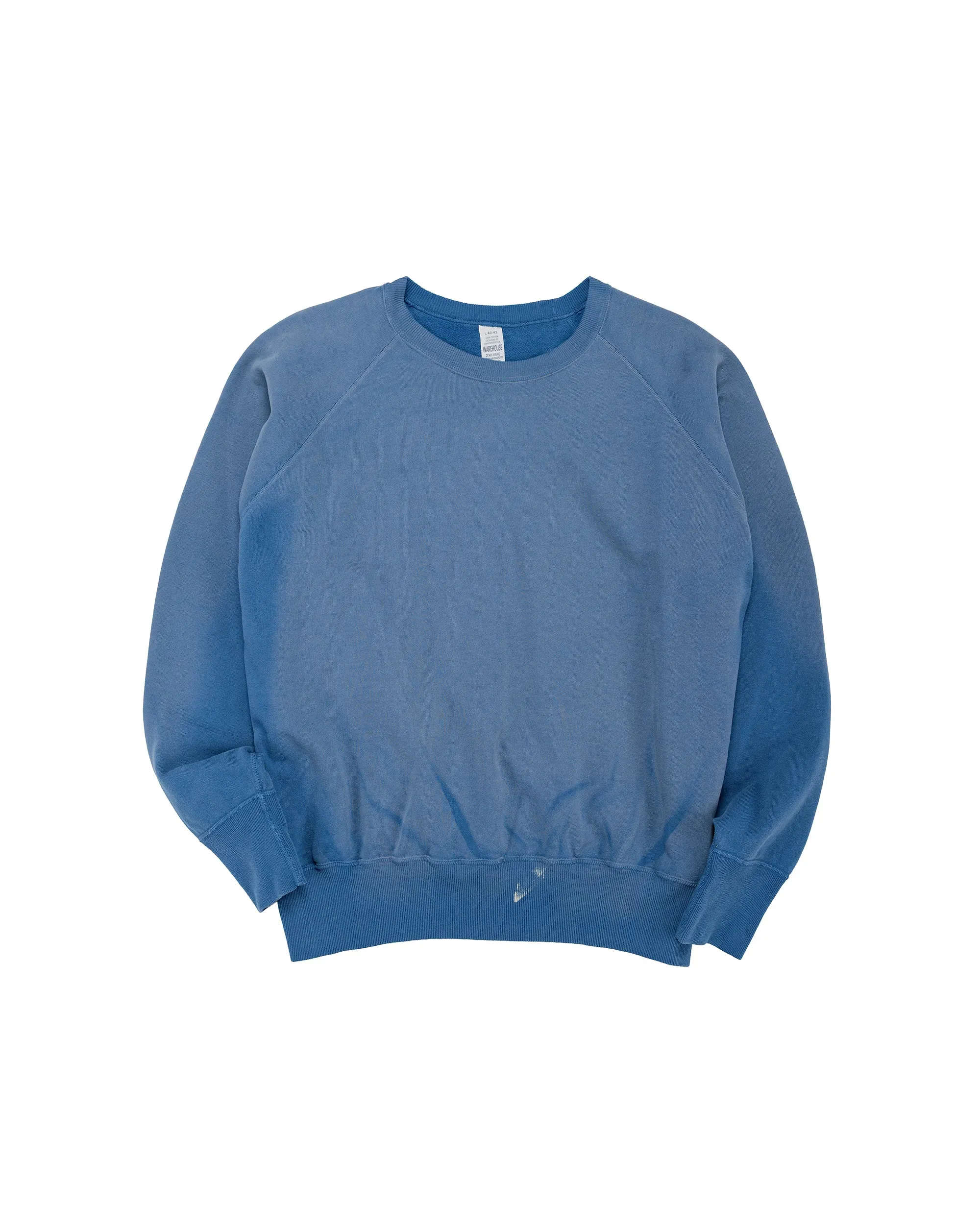 Warehouse Lot. 461 Raglan Crew Neck SW U/W Sun Burned Blue sold by Lost & Found