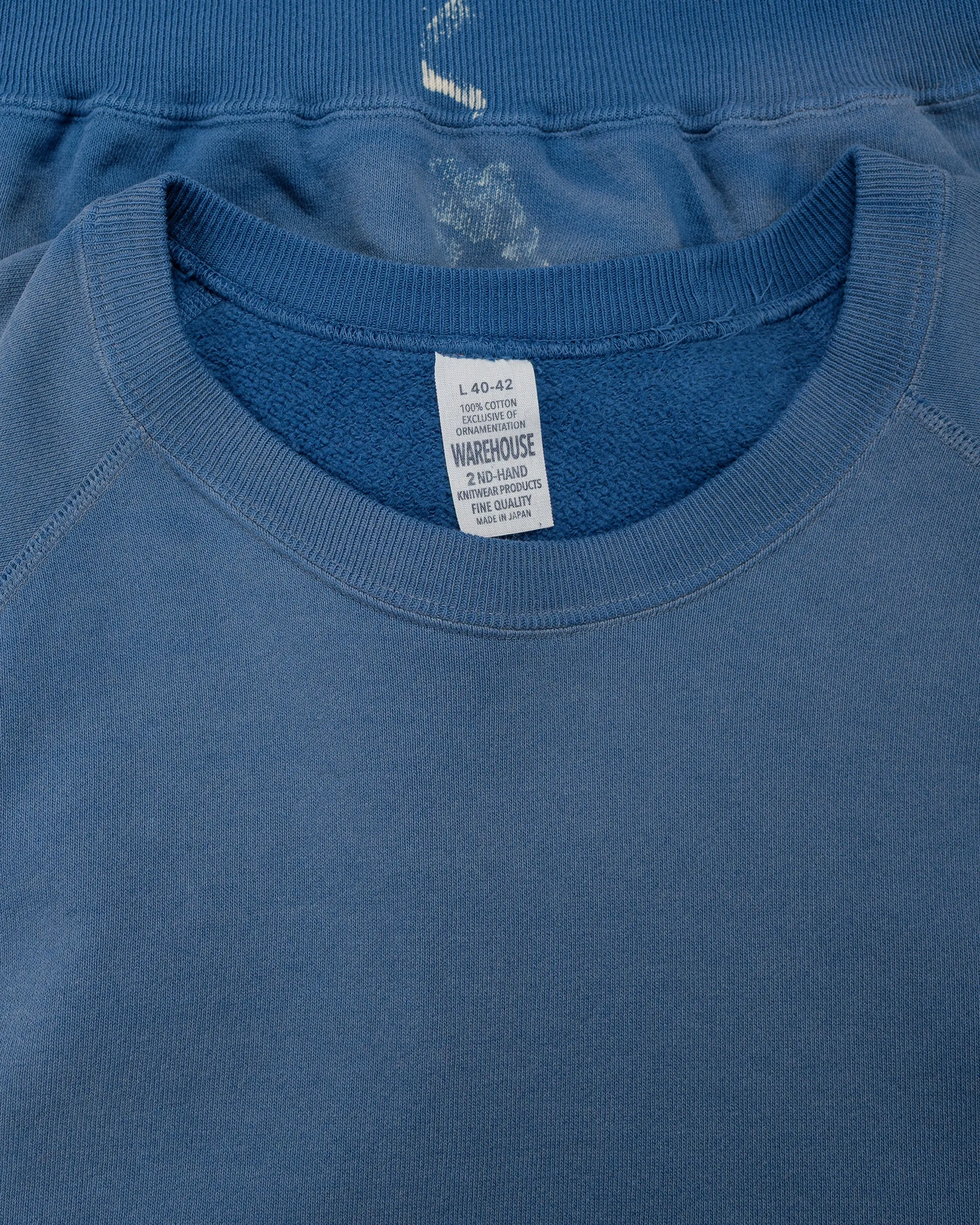 Warehouse Lot. 461 Raglan Crew Neck SW U/W Sun Burned Blue sold by Lost & Found product image thumbnail 5