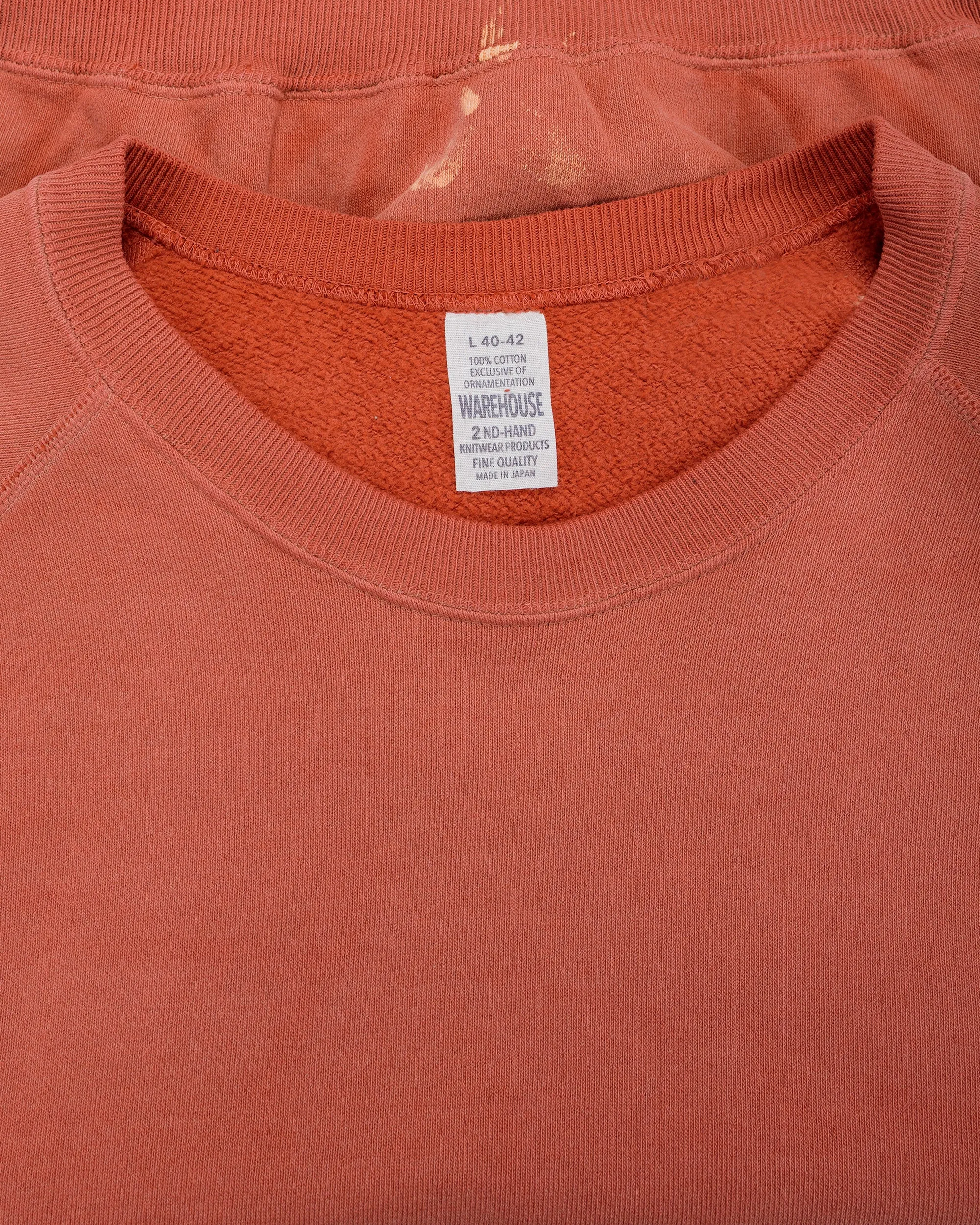 Warehouse Lot. 461 Raglan Crew Neck SW U/W Sun Burned Red sold by Lost & Found product image thumbnail 5