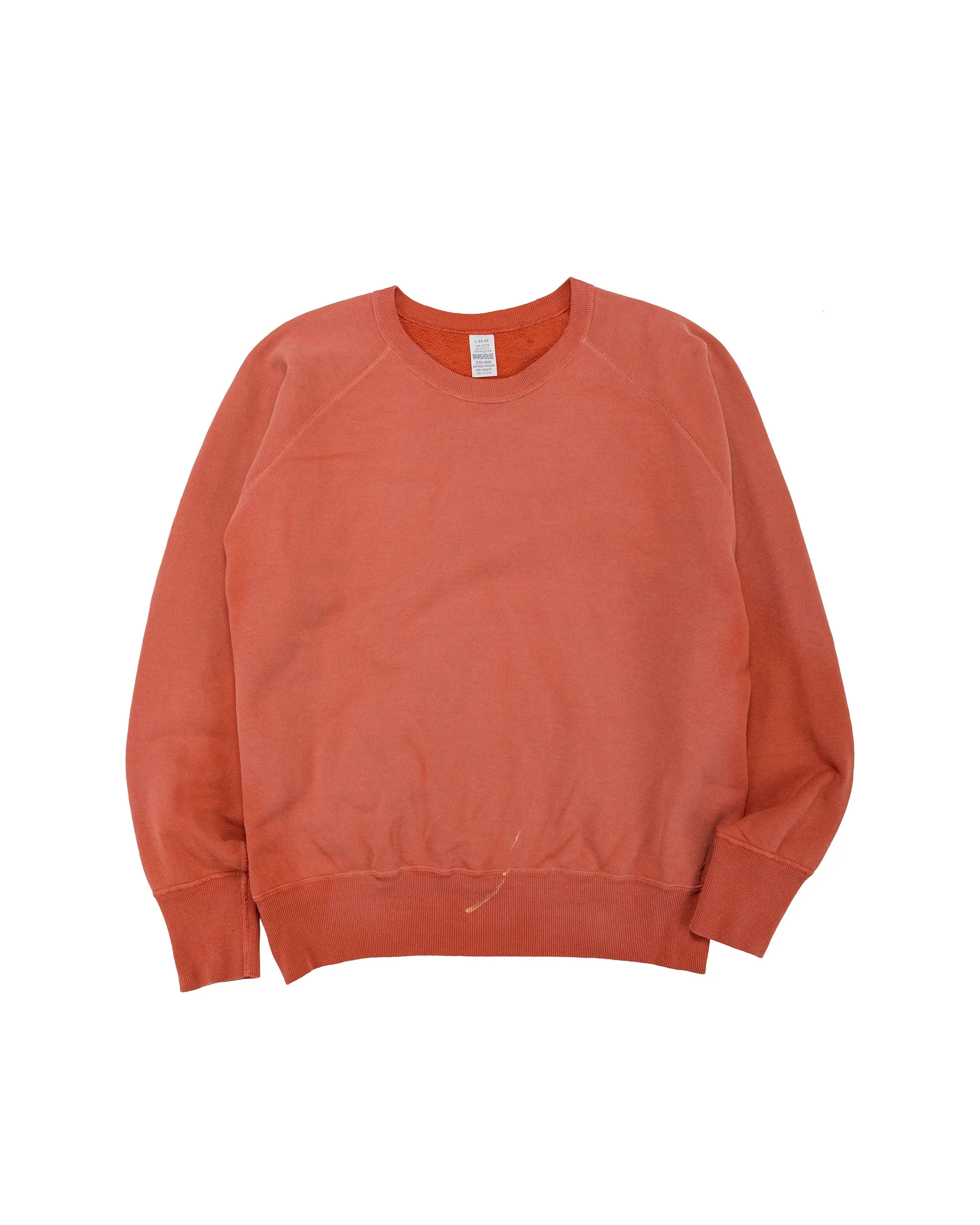 Warehouse Lot. 461 Raglan Crew Neck SW U/W Sun Burned Red sold by Lost & Found